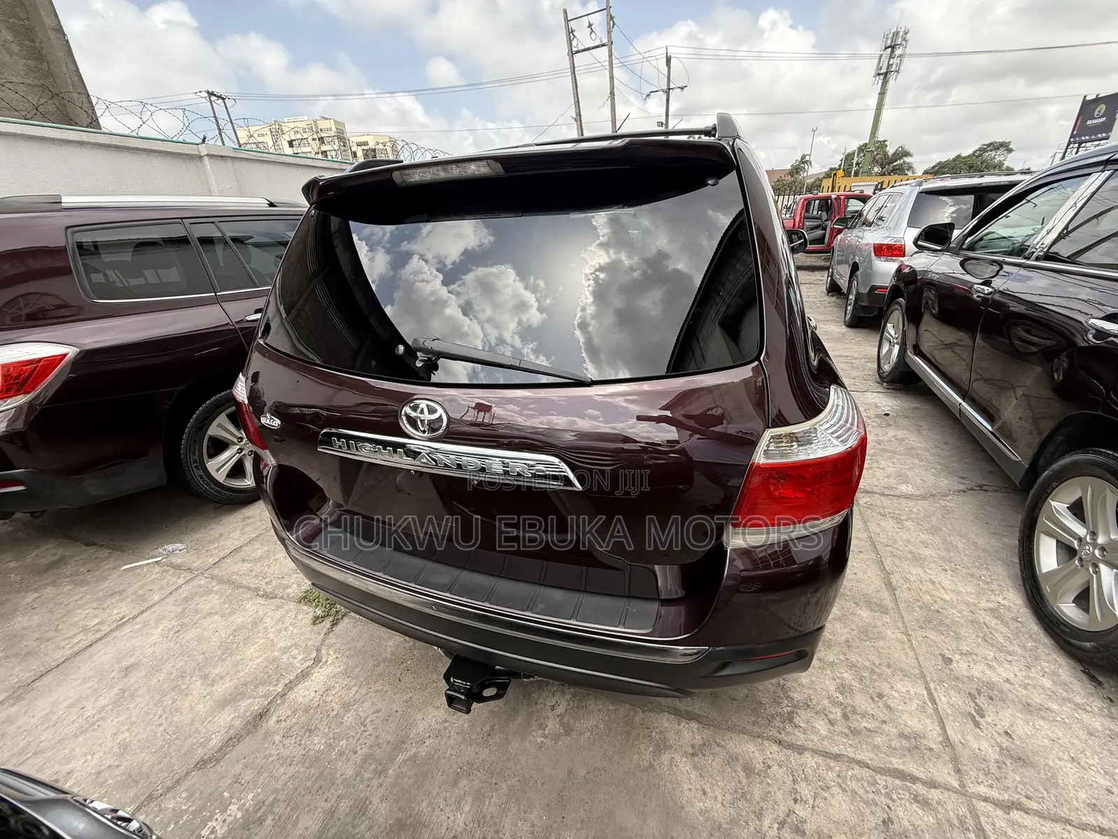 Toyota Highlander Limited 3.5L 2WD 2013 Burgundy