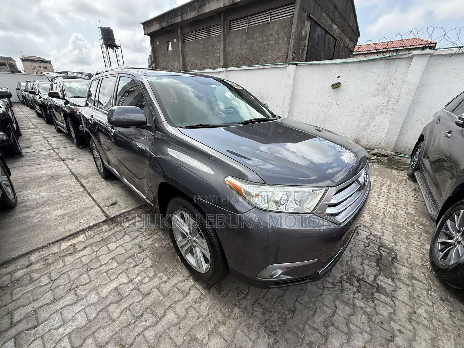 Toyota Highlander Limited 2012 Gray