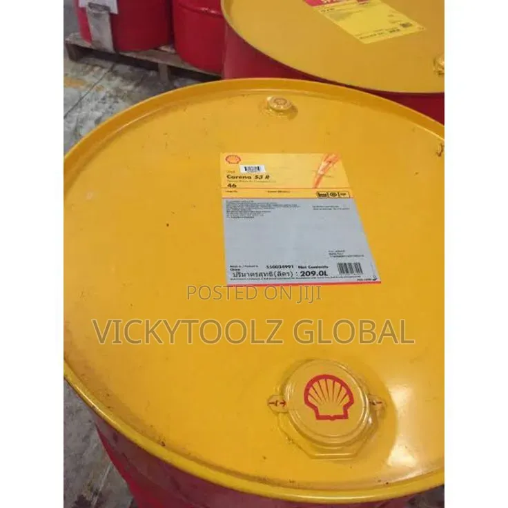 Shell Corena S3 R 46 Air Rotary Compressor Oil Drum