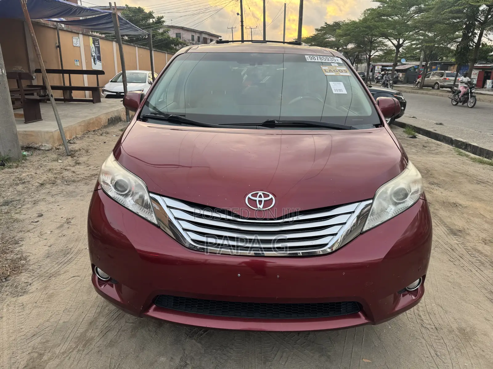 Toyota Sienna Limited 7 Passenger 2012 Red