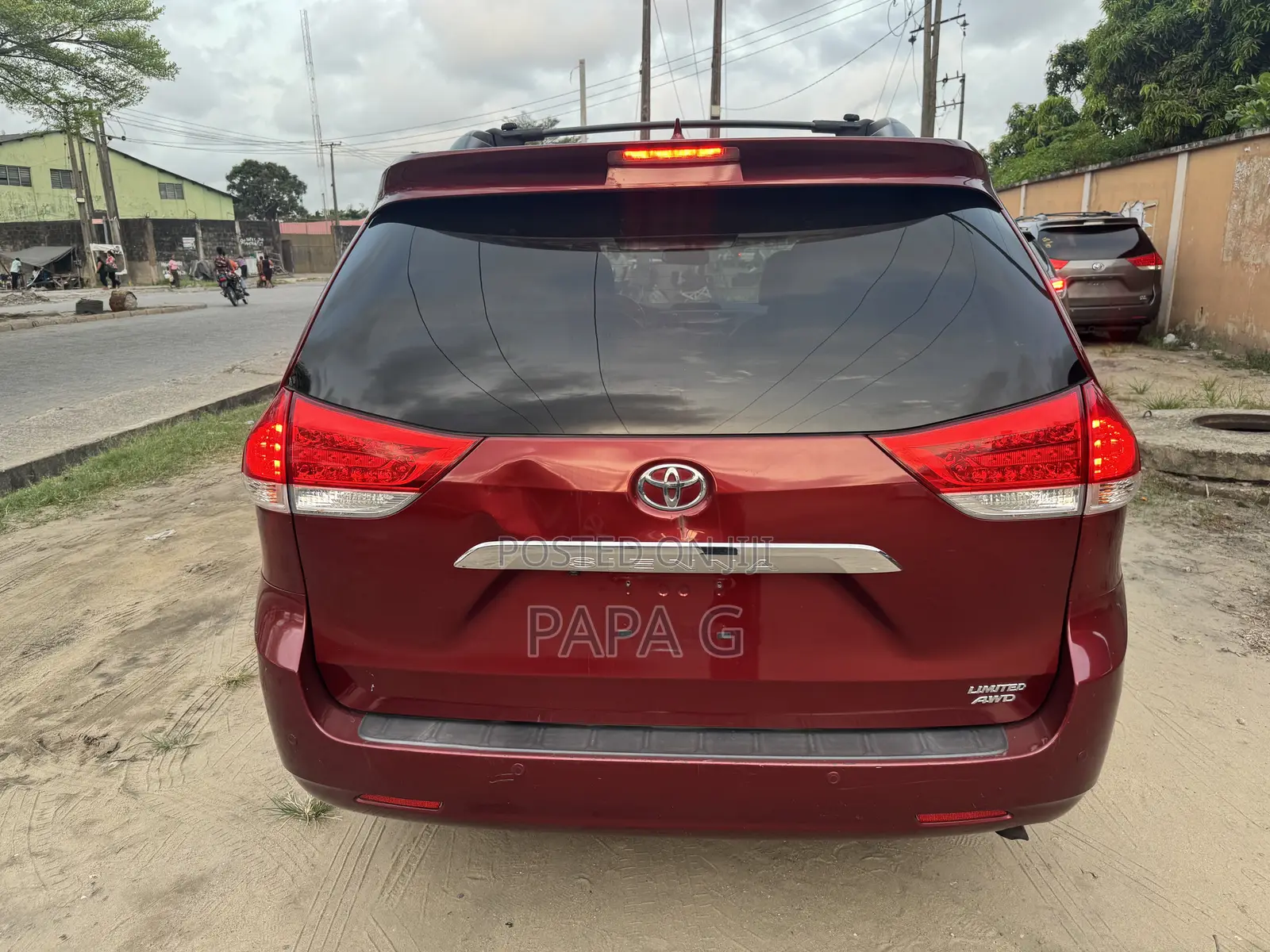 Toyota Sienna Limited 7 Passenger 2012 Red