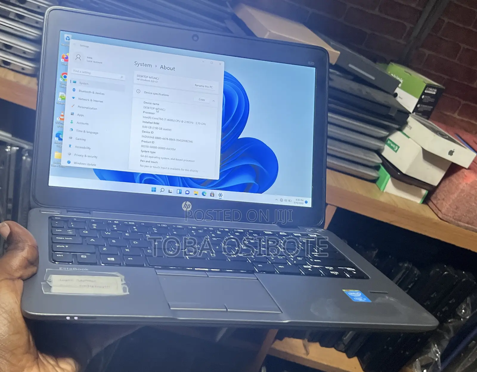 Laptop HP EliteBook 820 G1 8GB Intel Core i7 SSD 128GB