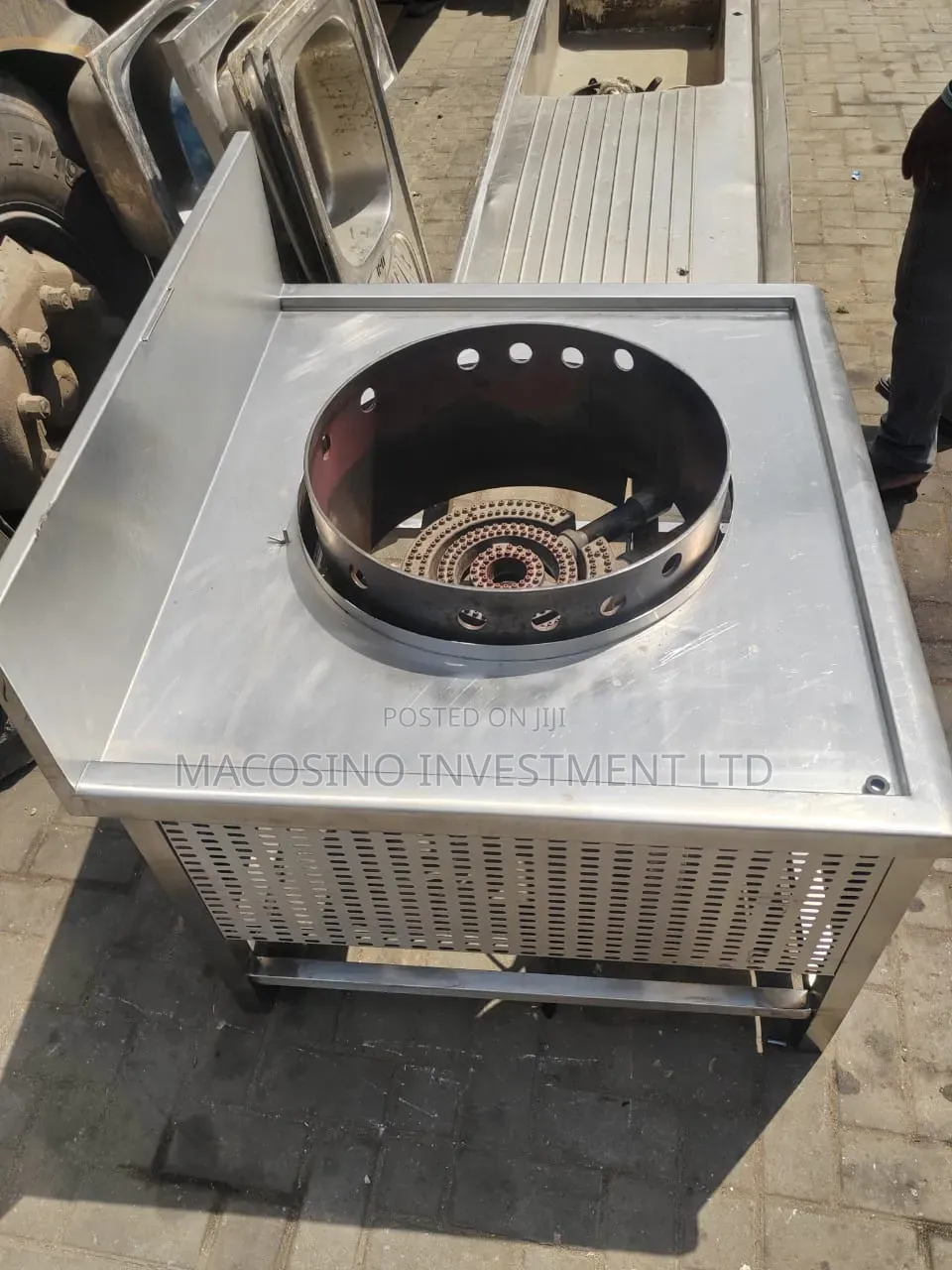 Foreign Used Commercial Stainless Steel Chinese Wok Gas Burner