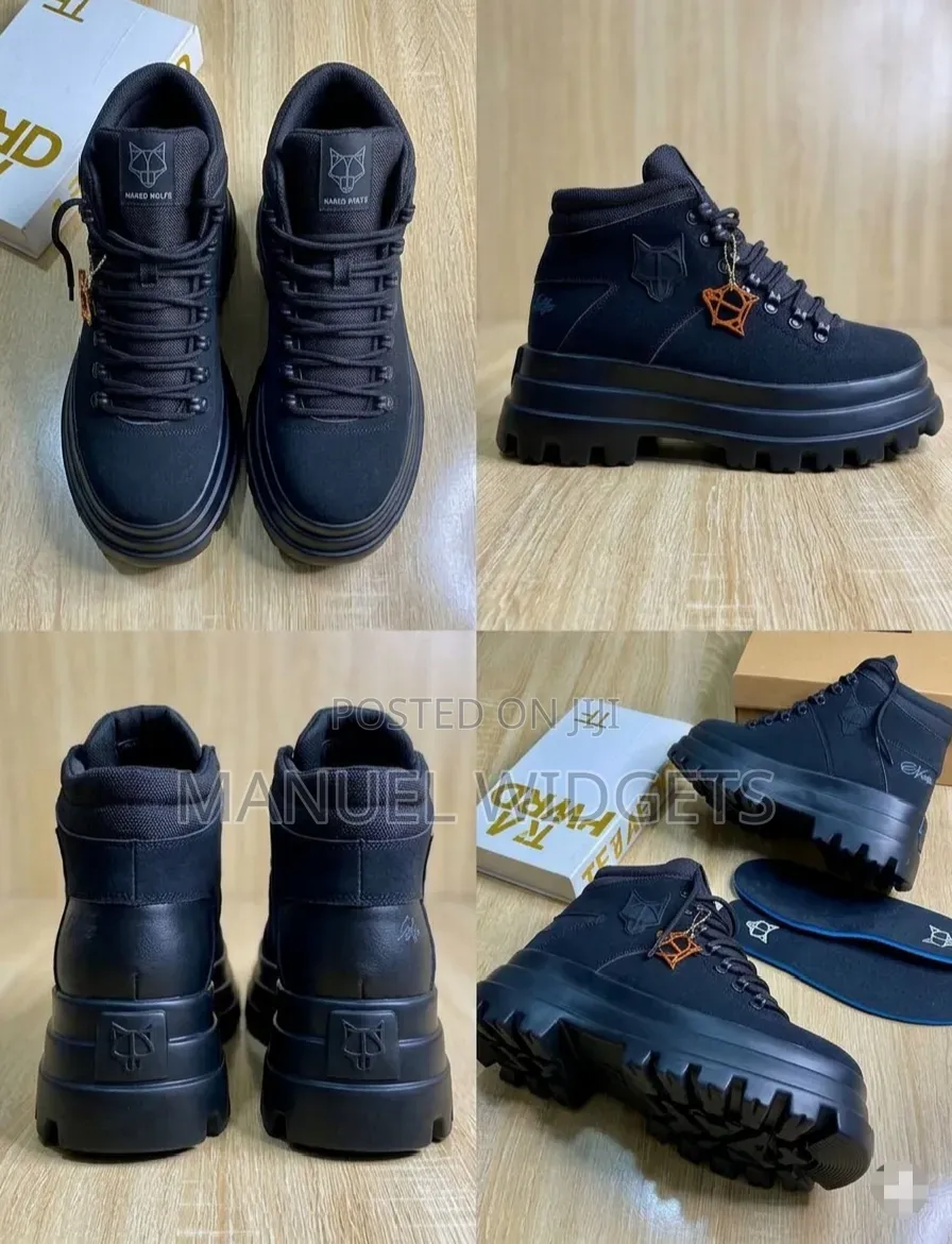 Naked Wolfe Ankle Men's Sneakers — Premium Quality