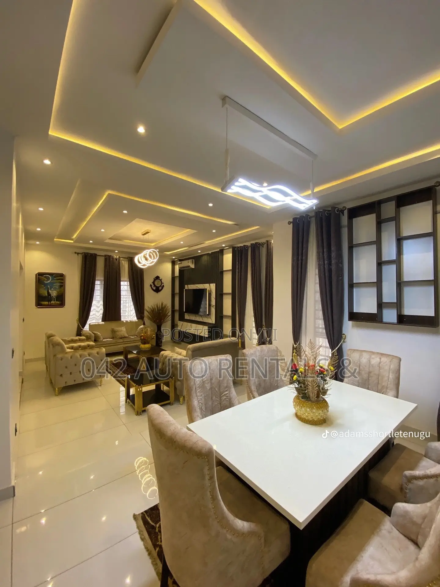 Exquisite 4 Bedroom Duplex With 2 Parlors ( Separate Compound)