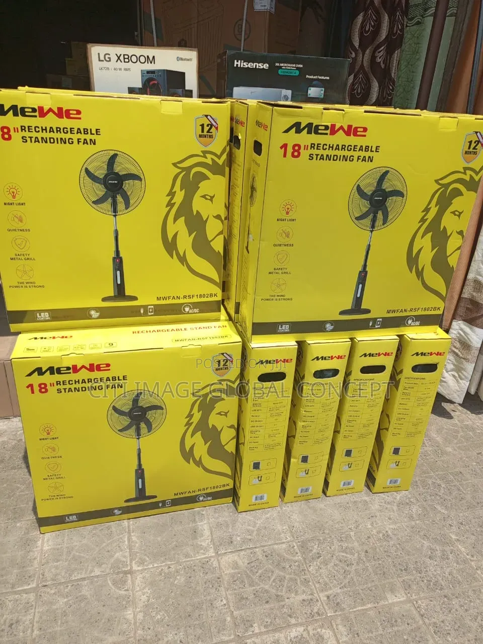 Mewe Rechargeable Fan