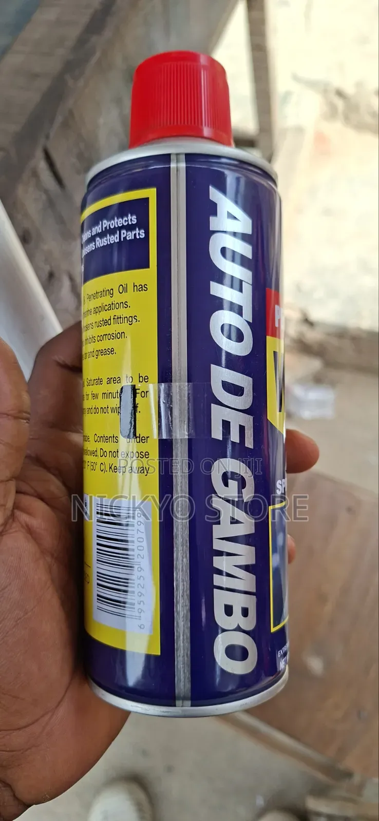 Wdx-40 Anti-rust Penetrating Oil Spray Lubricant (350g)