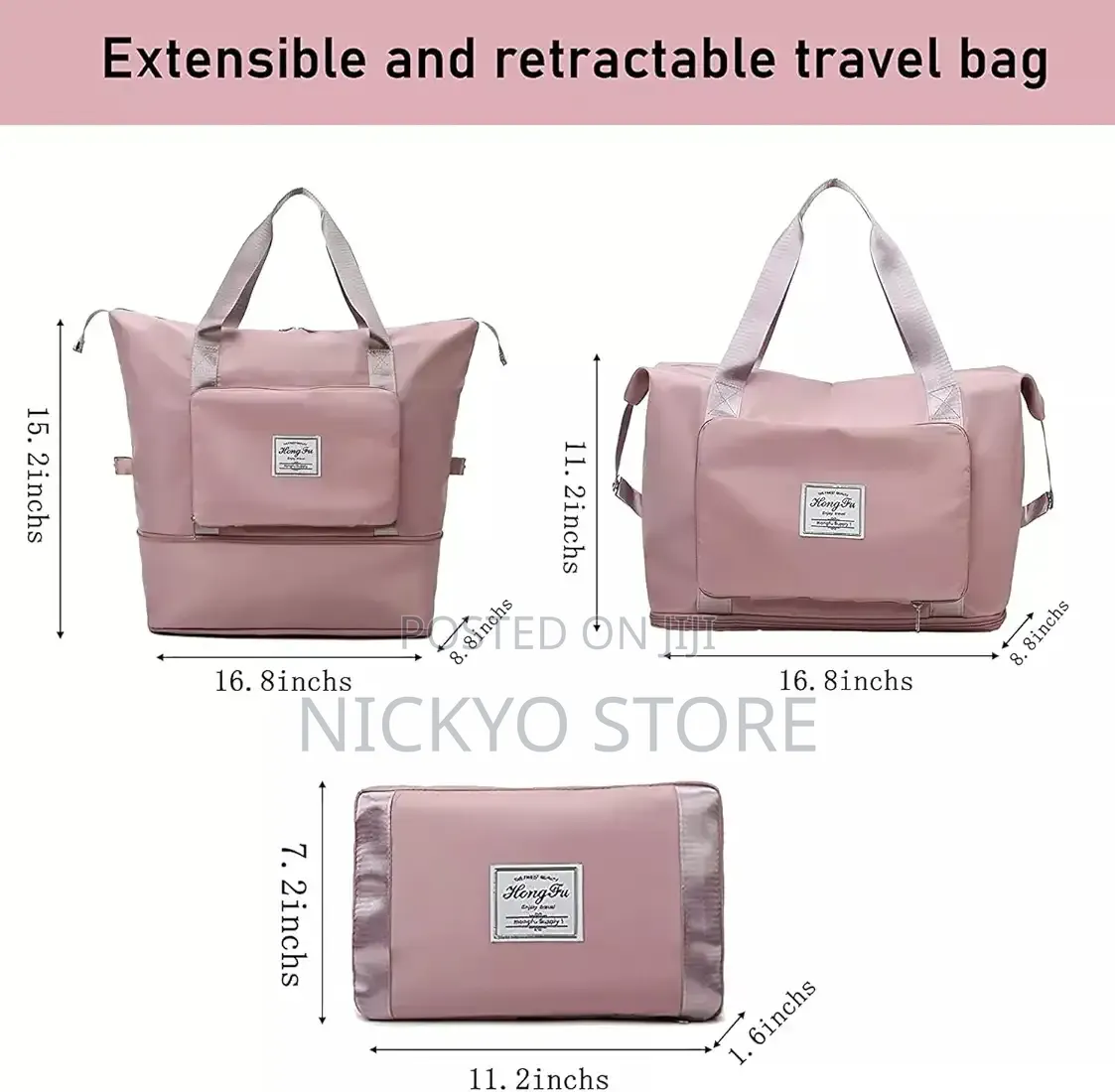Folding Travel Bag (Large Capacity)