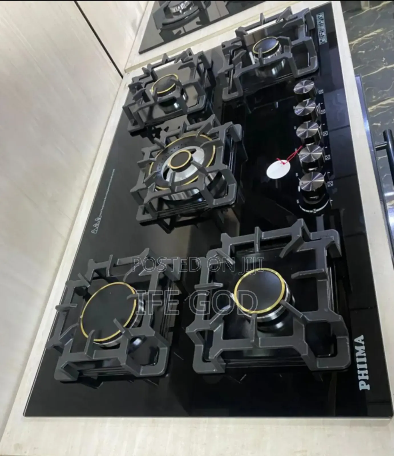 Original Phiima Built-in 90x60cm Premium Quality Luxury 5 Burners Gas