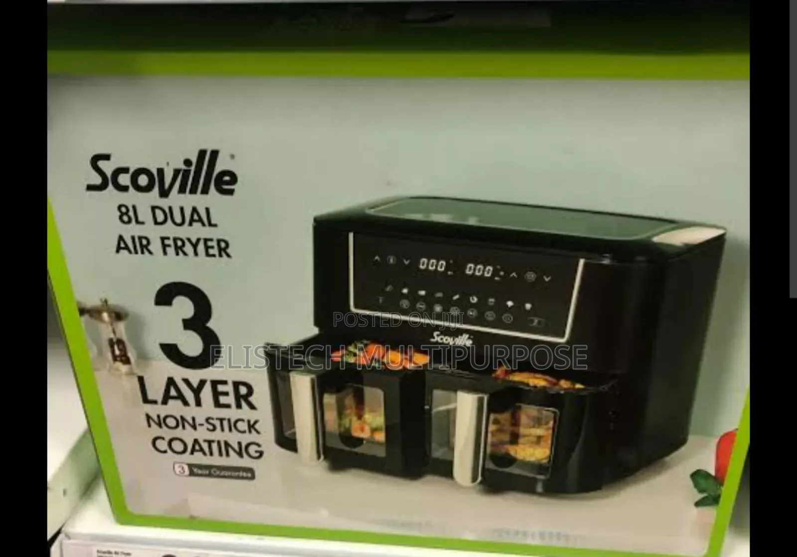 Scoville 8l Dual Basket Air Fryer