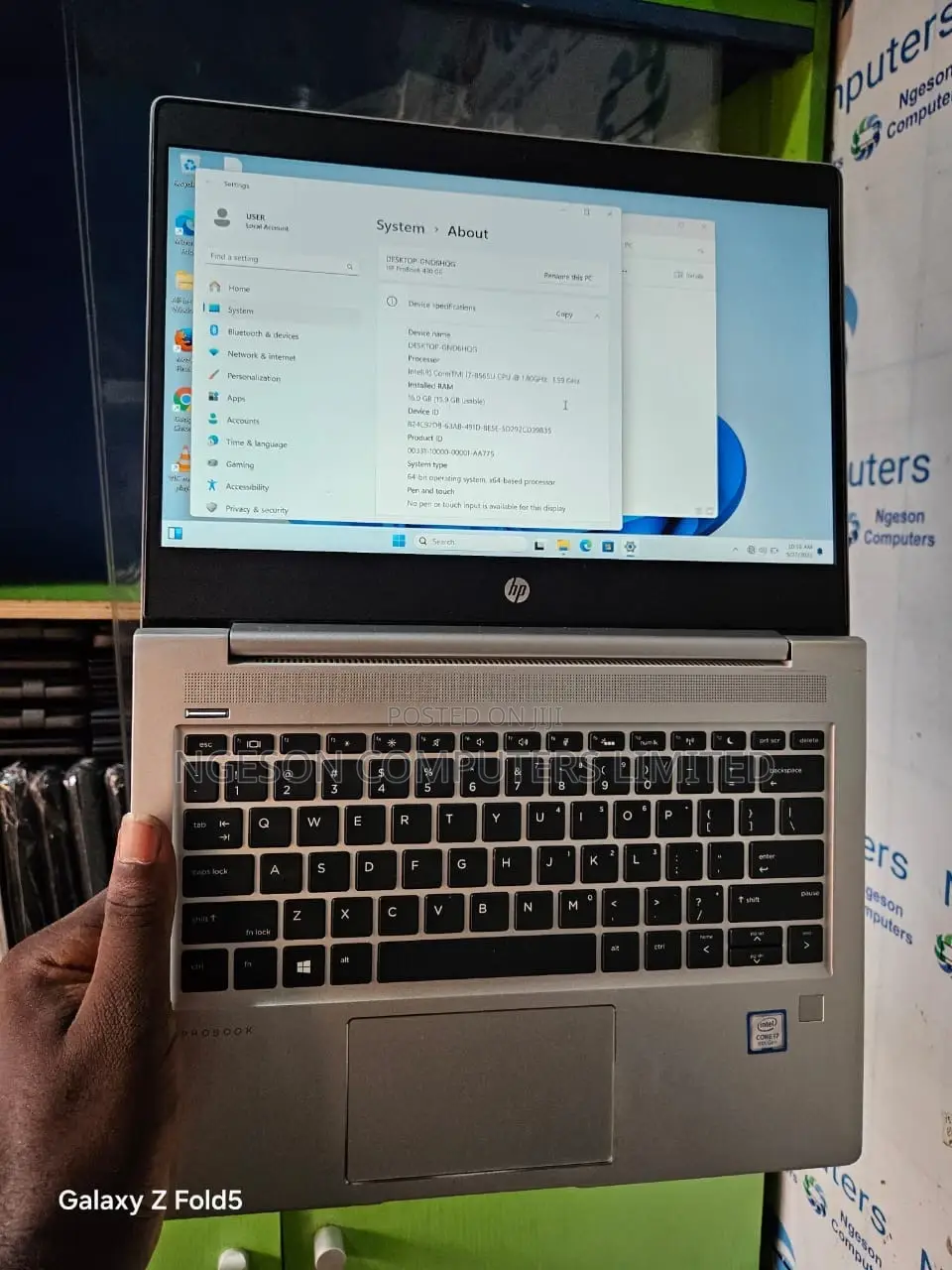 Laptop HP ProBook 430 G6 8GB Intel Core i7 SSD 256GB