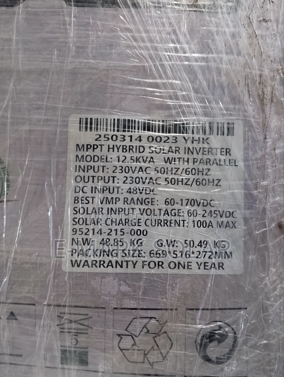 12.5kva 48v Yohako Hybrid Inverter A Heavy-Duty Hybrid Inverter Built
