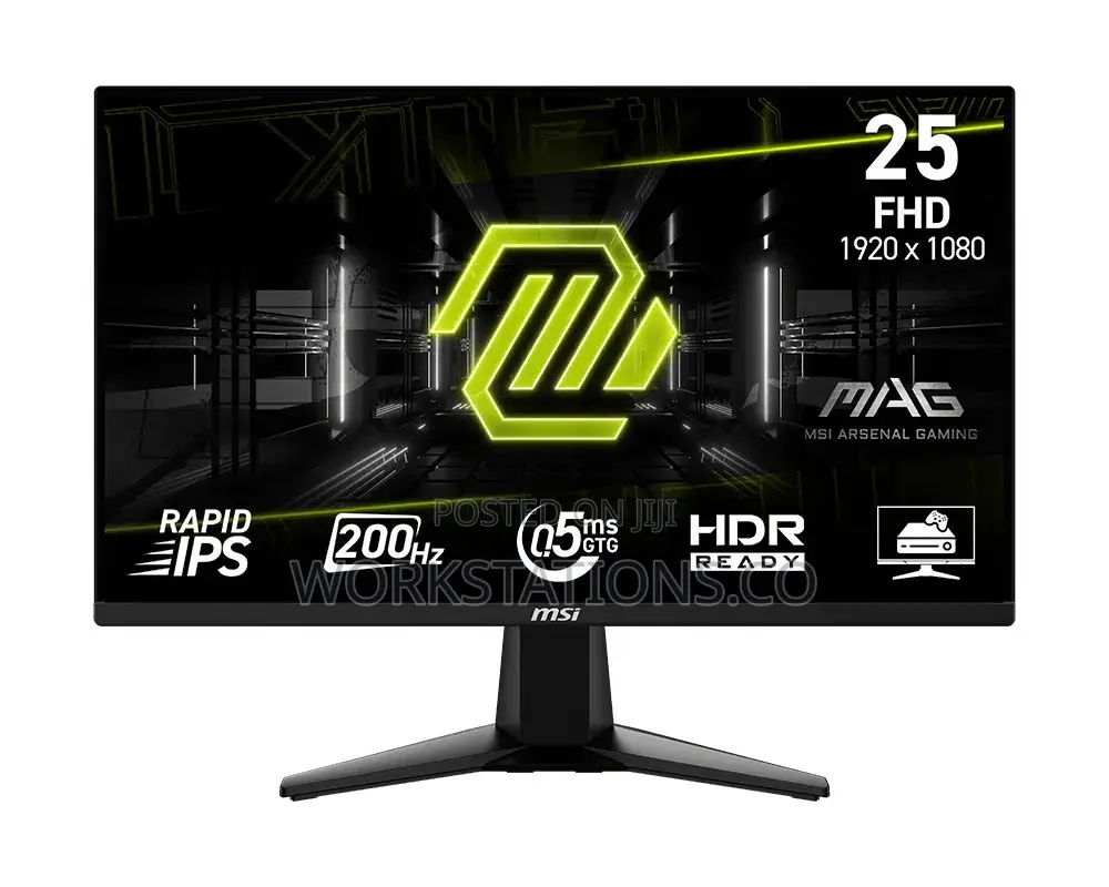 Msi Mag 255f E20 24.5" HDR 200 Hz Gaming Monitor