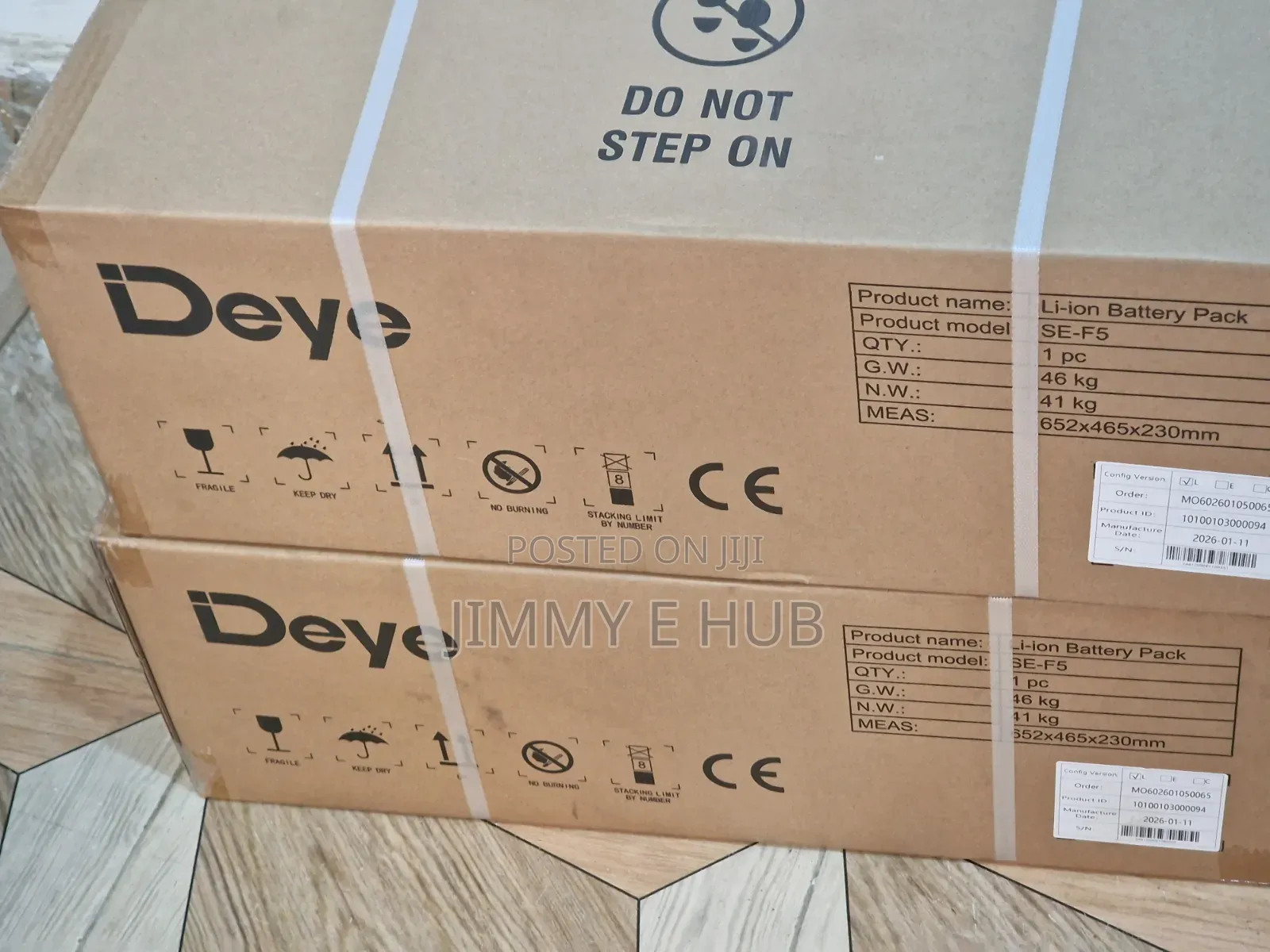 Deye 5.12kwh Low Voltage Lithium Battery (Se-F5-L)