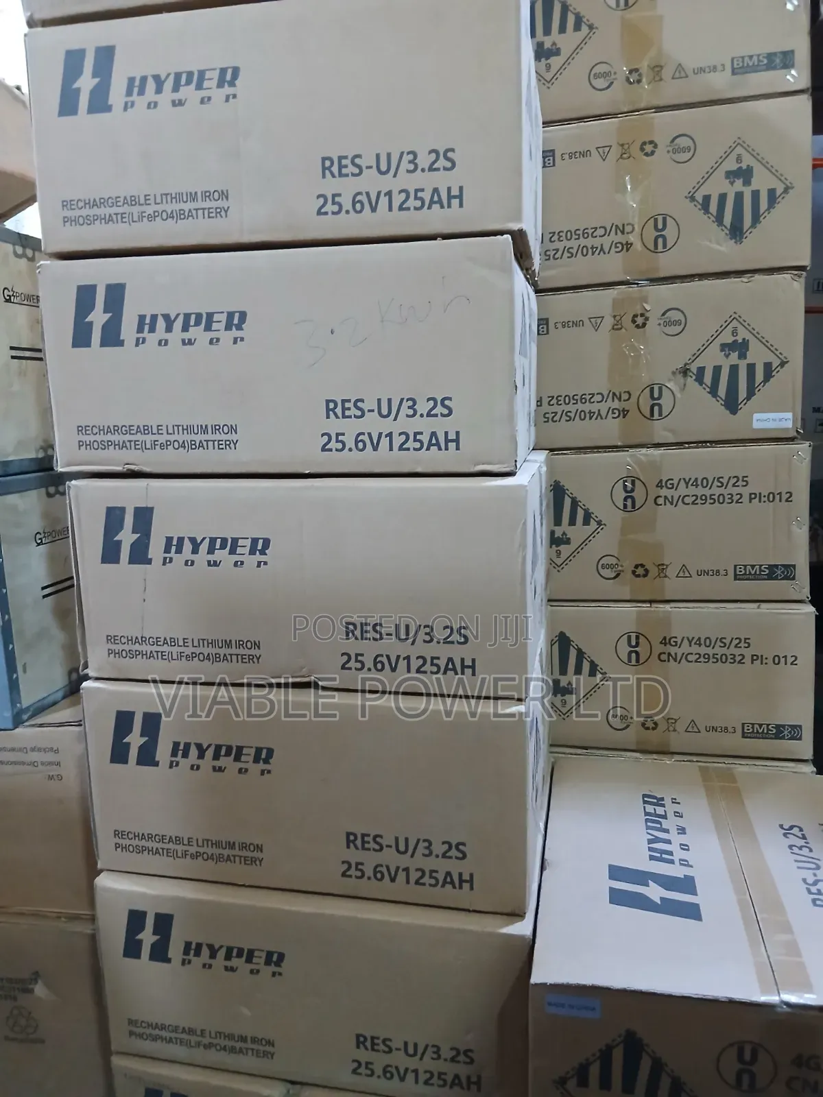 3.2kwh 24v Hyper Power Lithium Battery Very Strong and Reliable