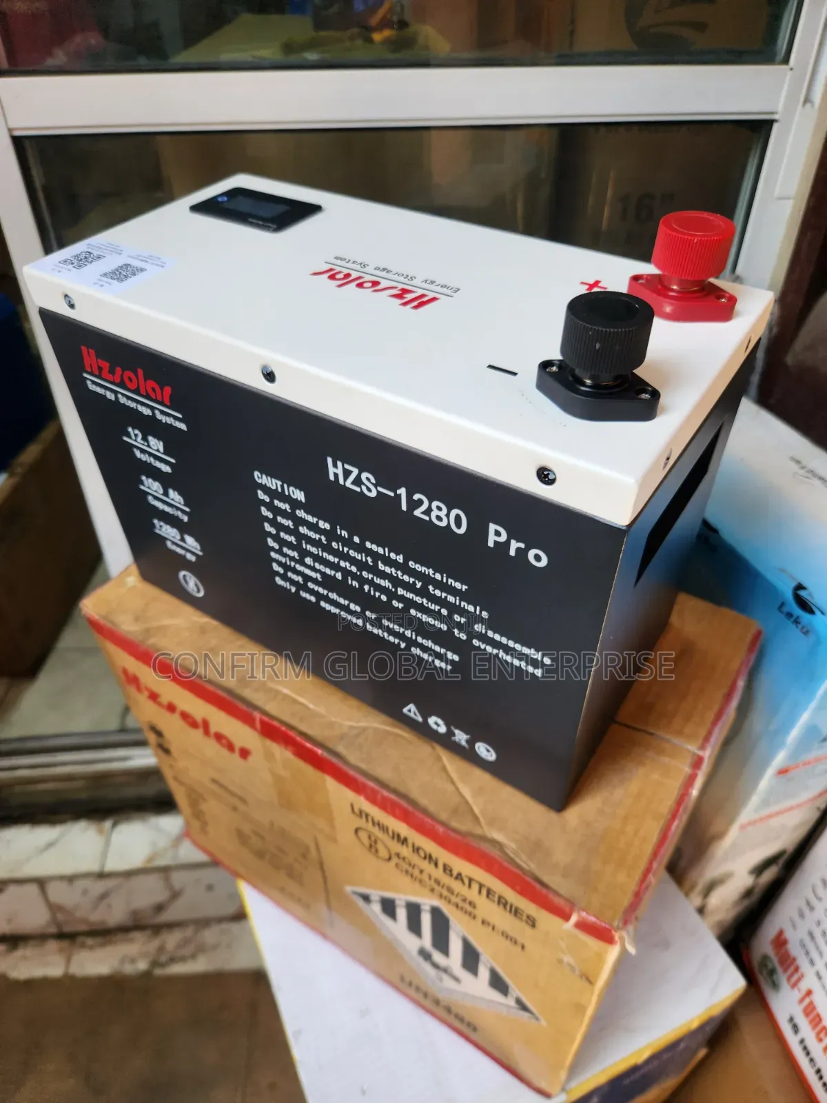 1.2kwh Hz Solar 12v Lithium Battery 100ah