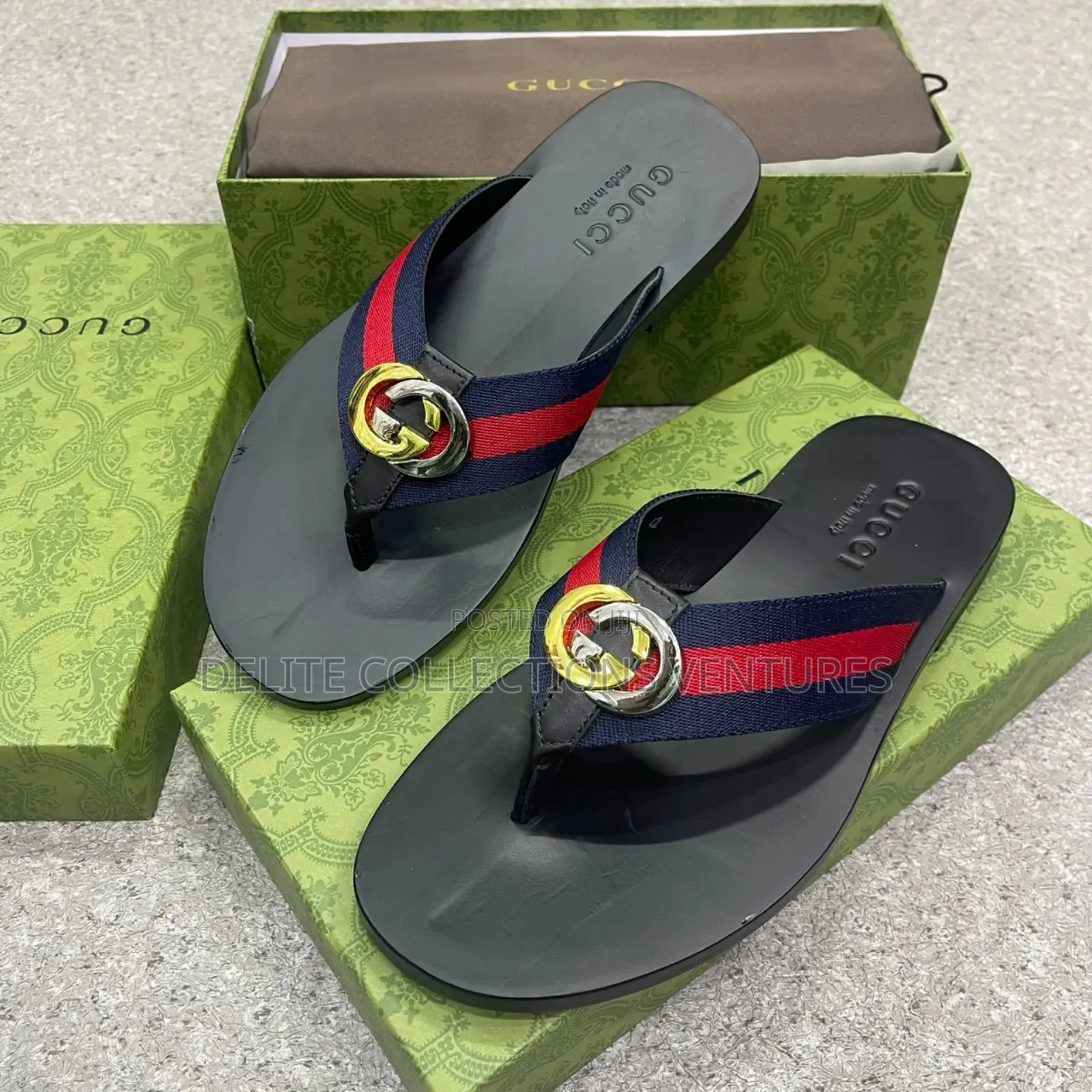 High Quality Gucci Leather Sole Slippers Now Available in Store