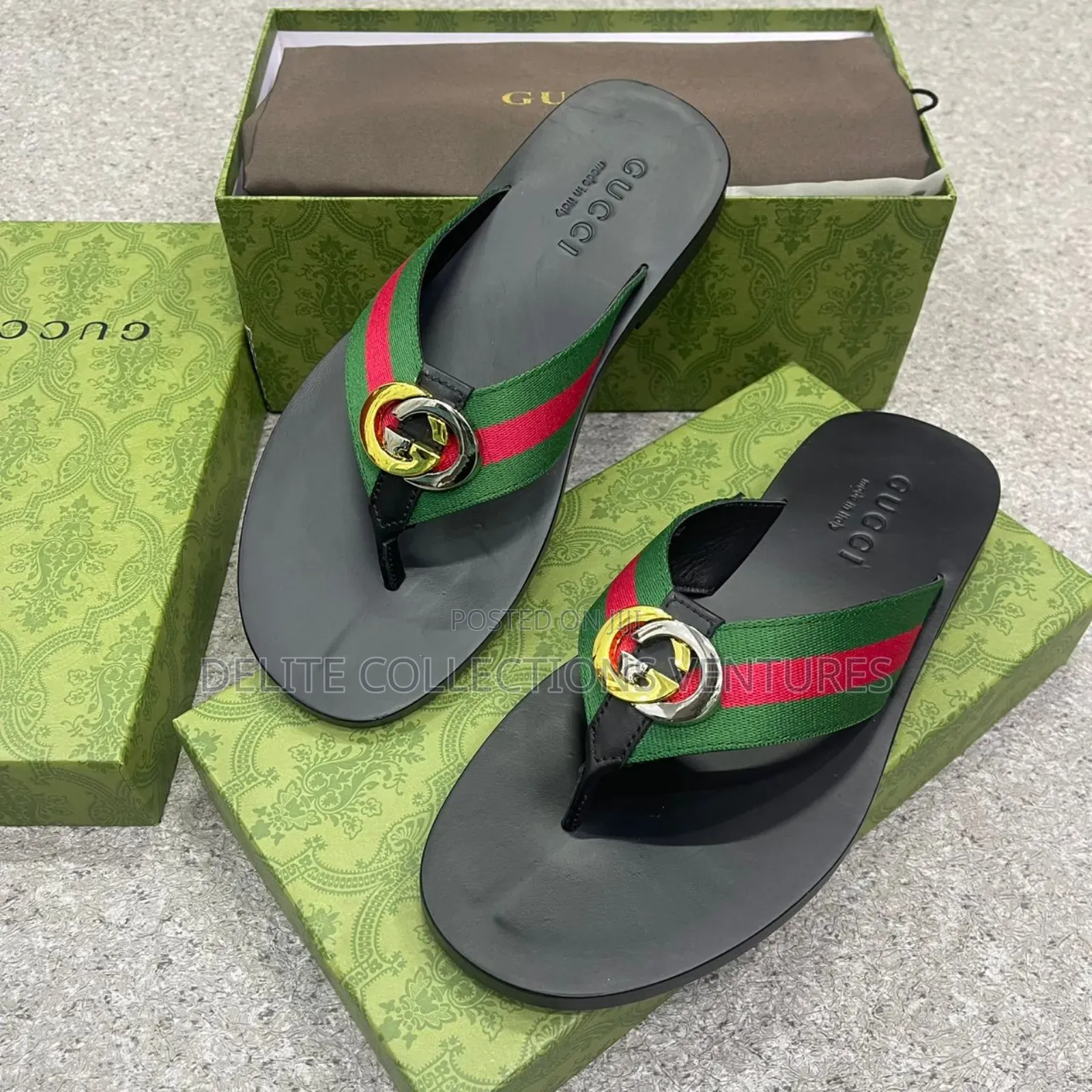 High Quality Gucci Leather Sole Slippers Now Available in Store