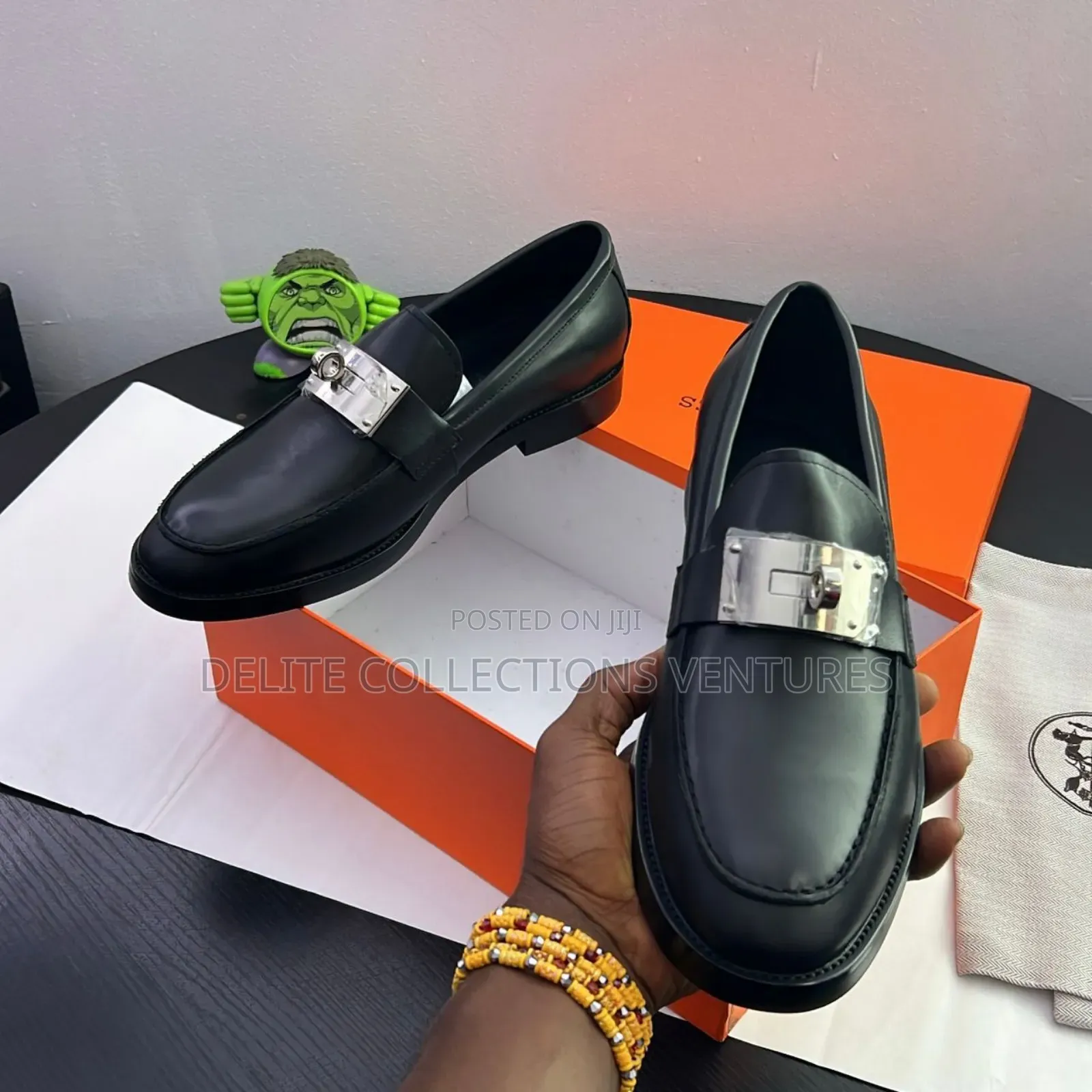 * Hermes Izmir Leather Cooperate Men Shoe*