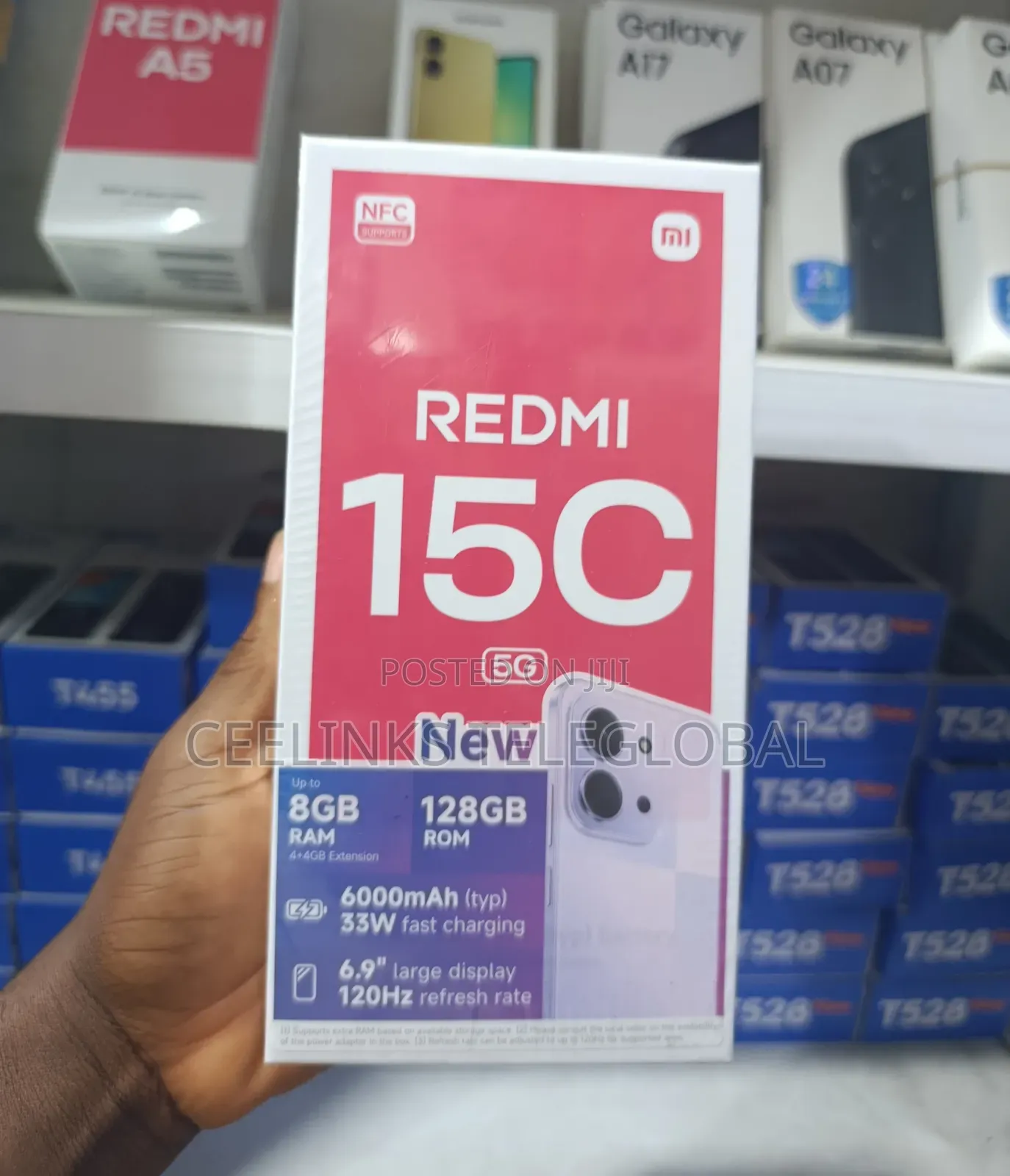 New Xiaomi Redmi 15C 4G 128 GB Green