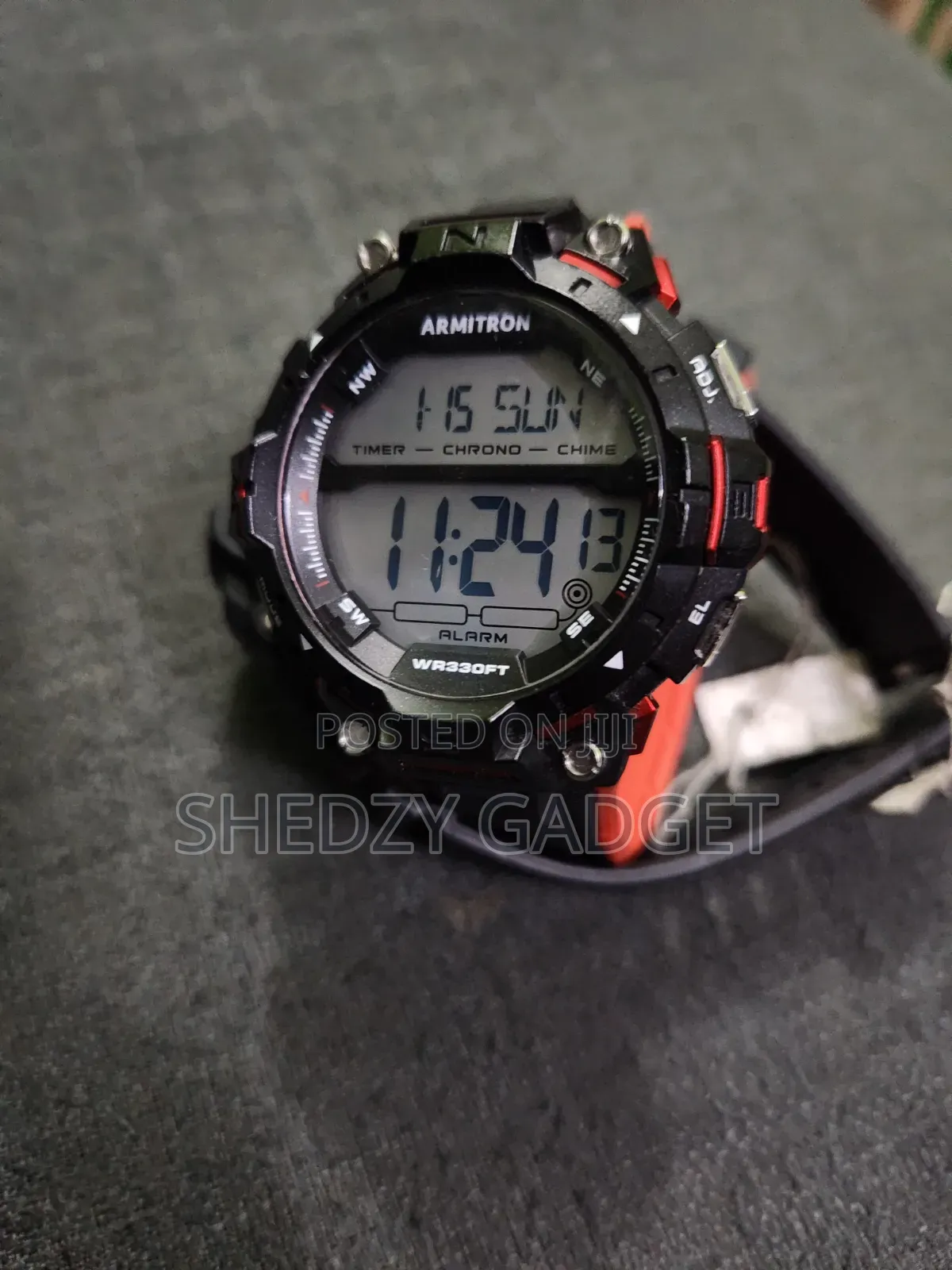 Armitron Sport Men's Digital Chronograph Resin Strap Watch, 40/8455