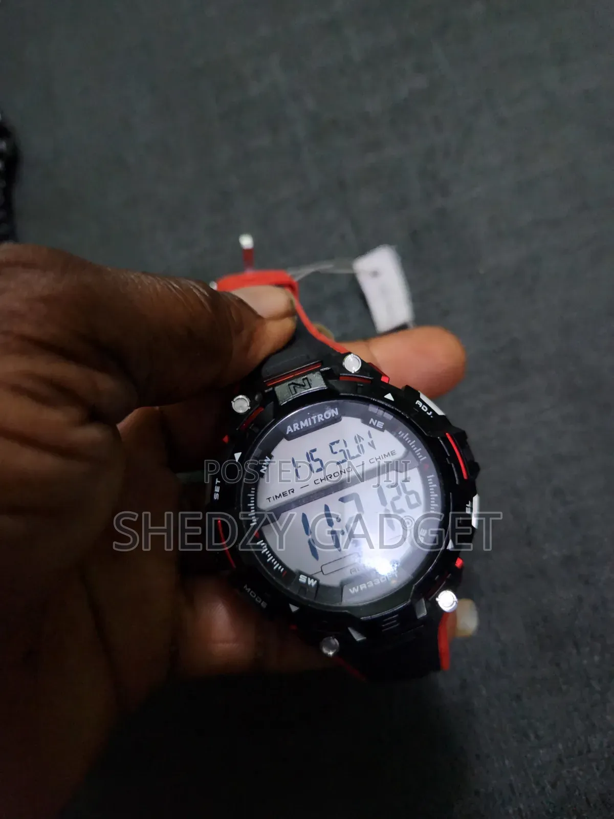 Armitron Sport Men's Digital Chronograph Resin Strap Watch, 40/8455