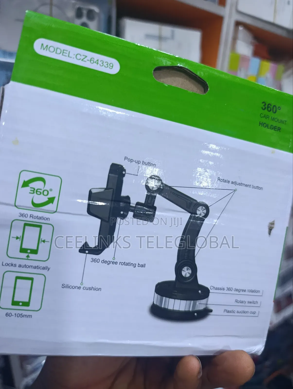 Holder Portable Phone Holder Mobile iPhone, Smart Phones