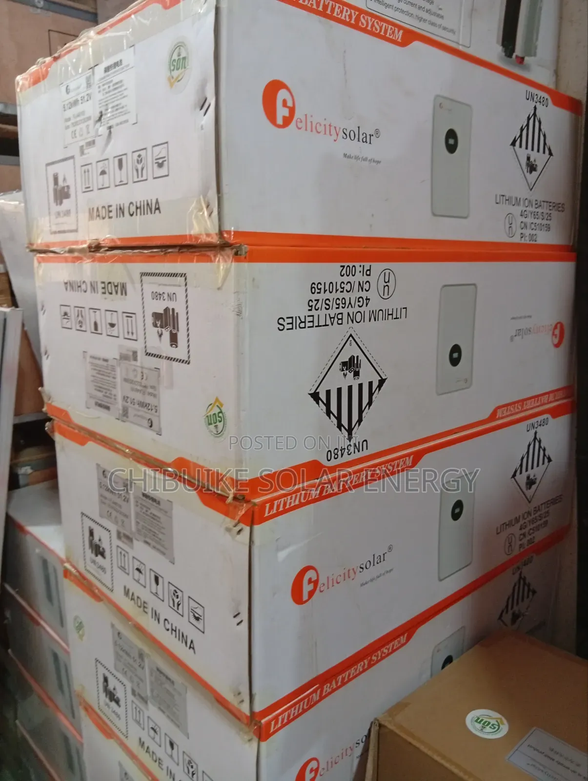 Felicity Lithium Ion Batteries 5kwh/48v Fla