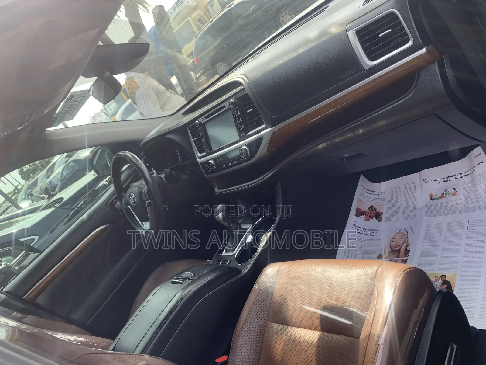 Toyota Highlander Limited 4x4 V6 (3.5L 6cyl 8A) 2017 Black