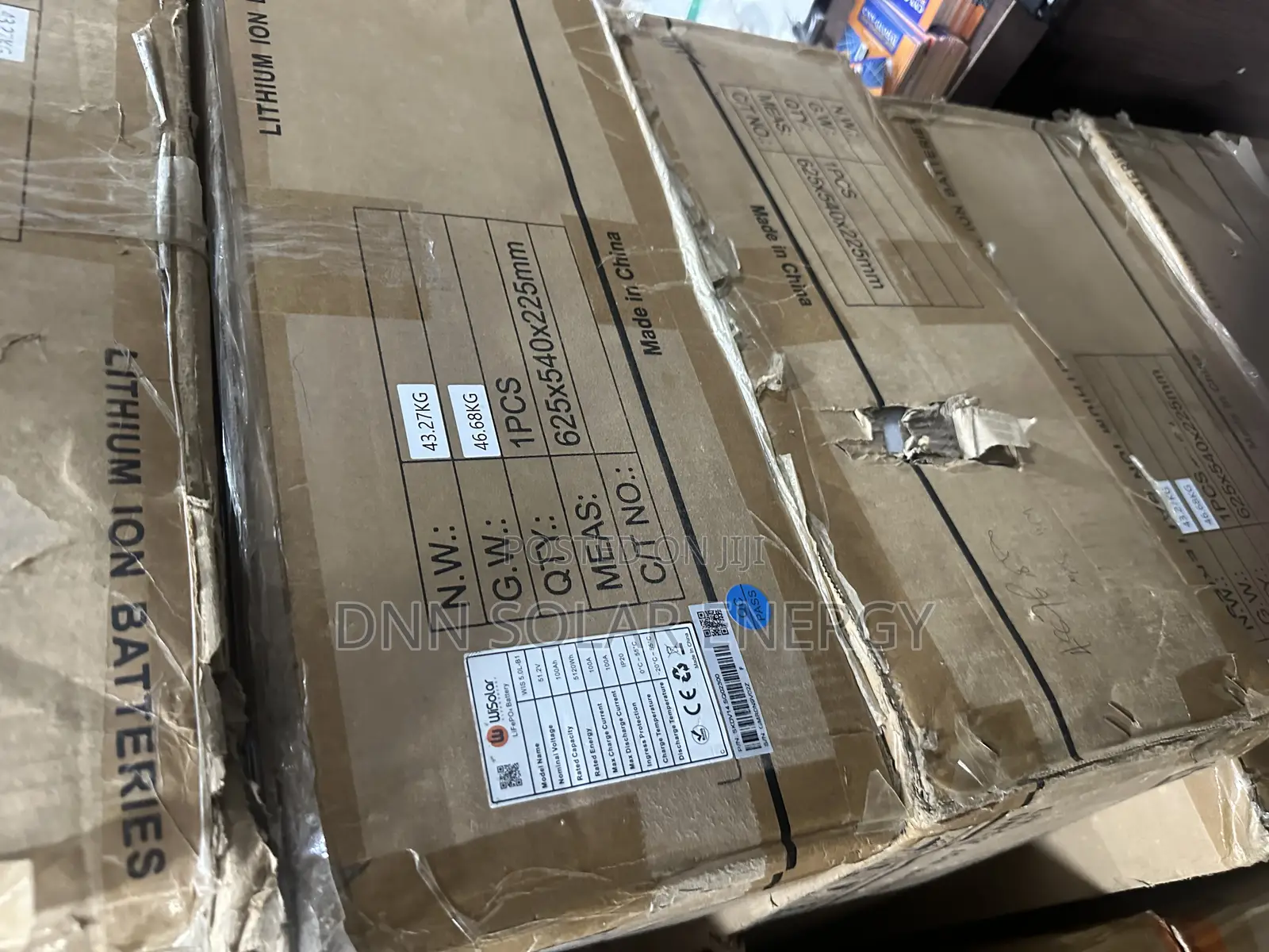 Wisolar Lithium Ion Batteries 5kwh 48v