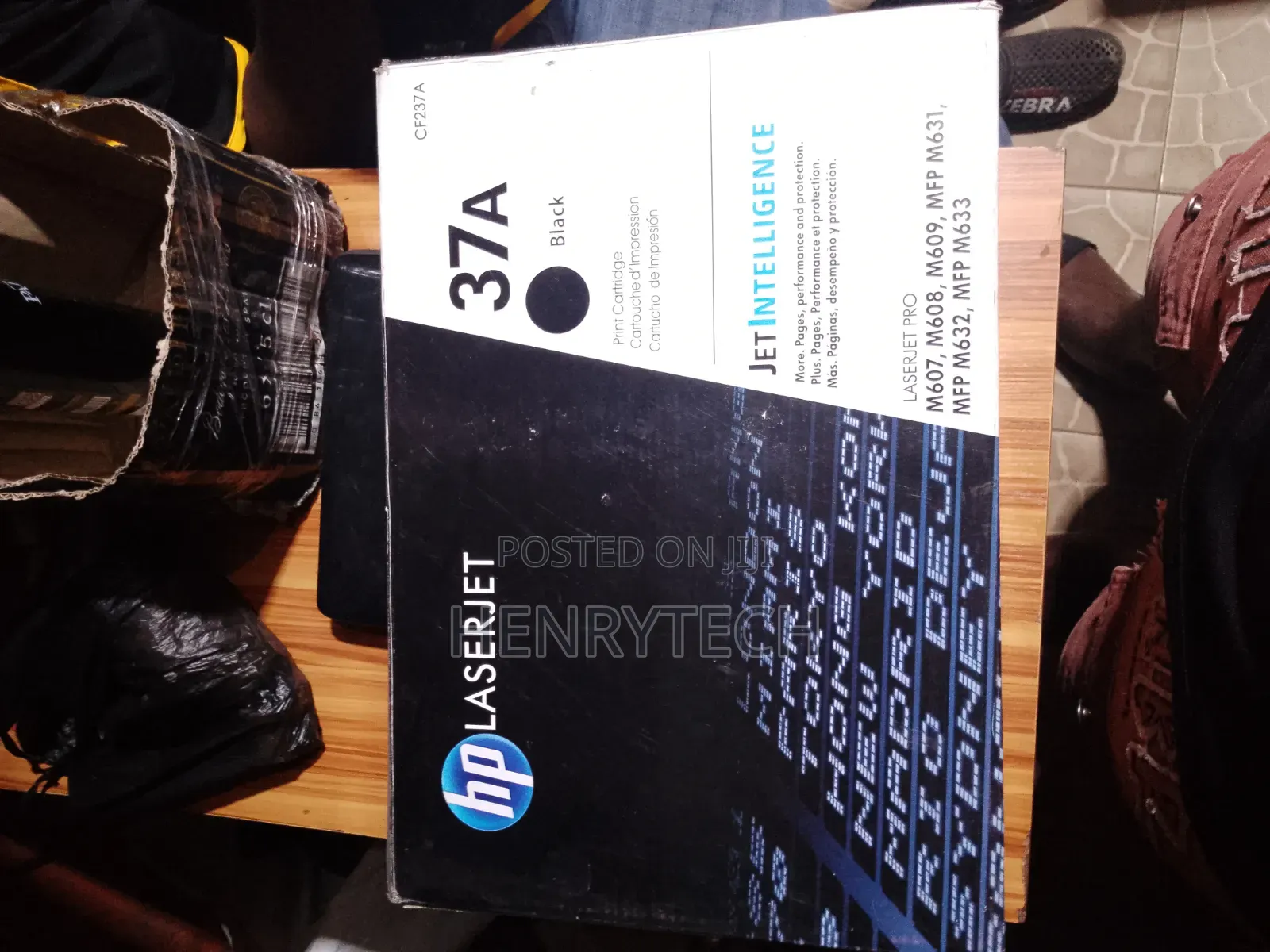 37a Cartridge Toner Genuine Hp Black