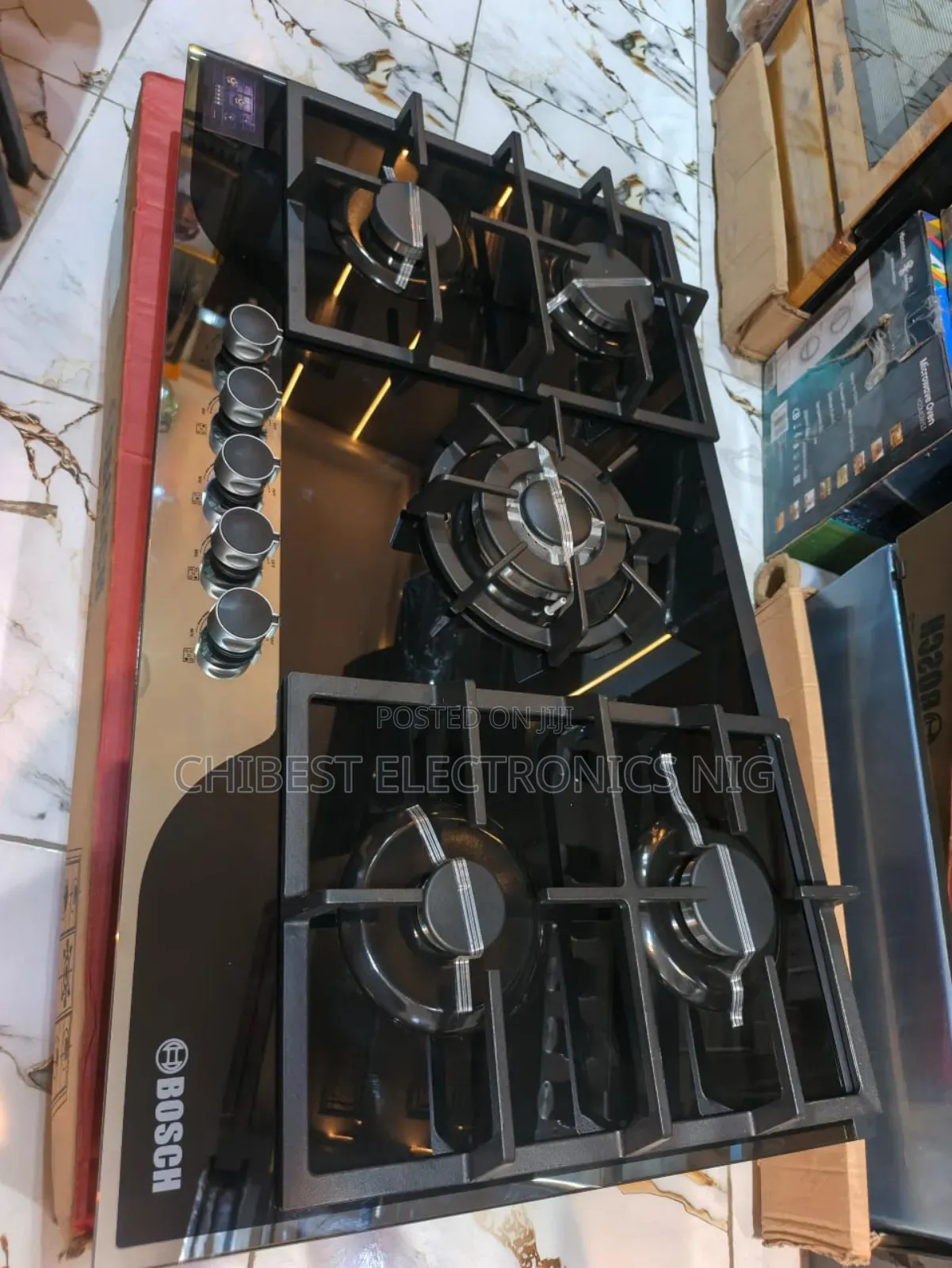 Quality Bosch Built-in Premium Luxury 5 Gas Burners Automatic 60x90cm