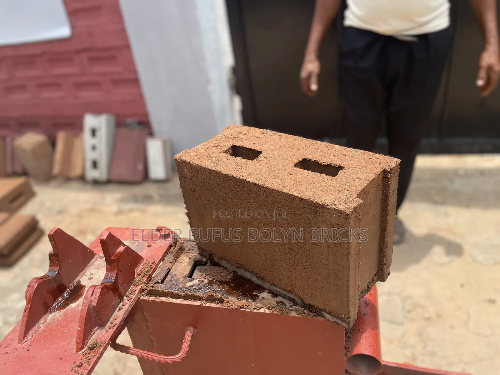 Hollow Mud Block Brick Making Press Machine