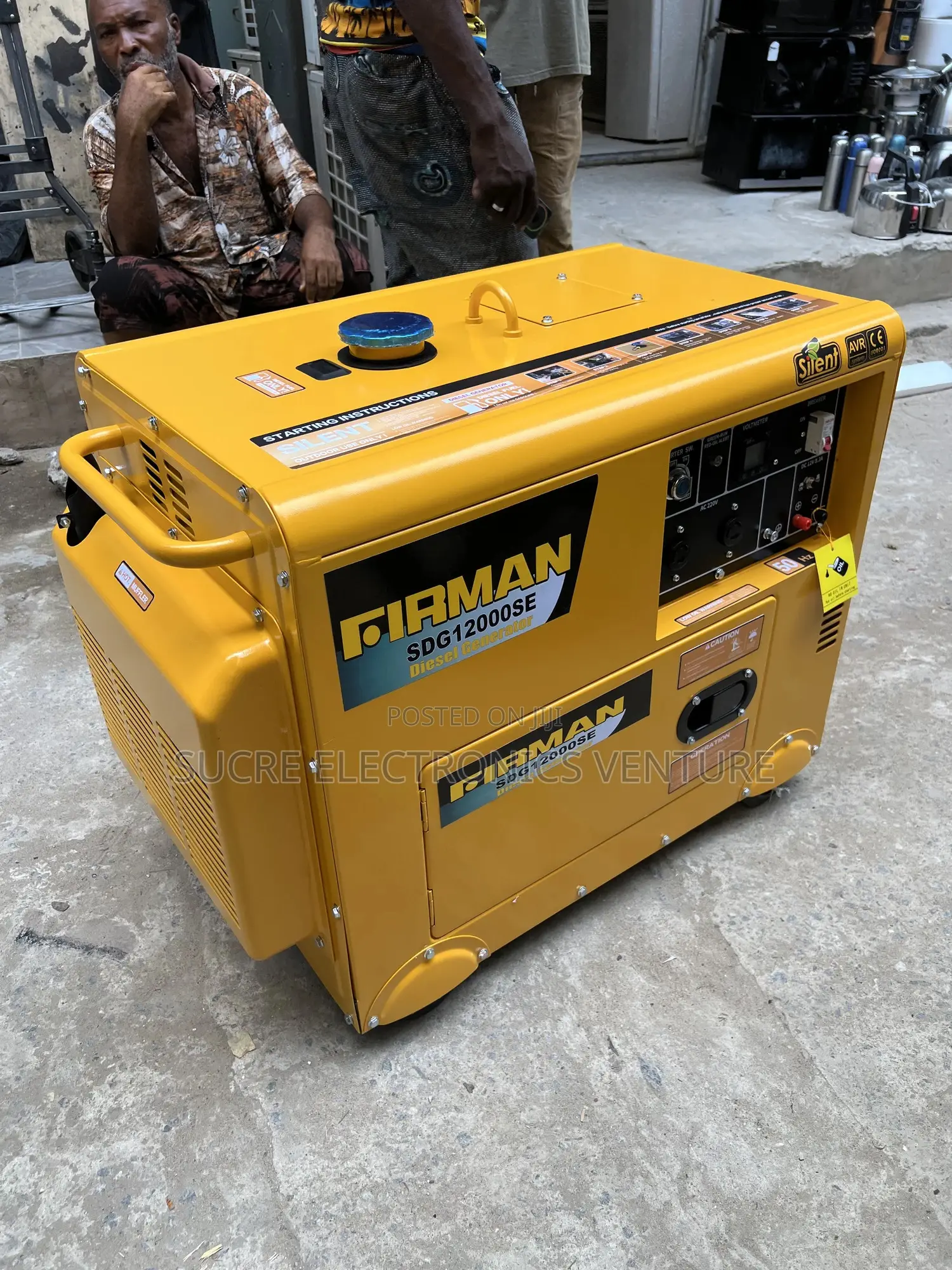 Firman Sdg12000se 10kva Soundproof Diesel 100% Copper Wire Generator