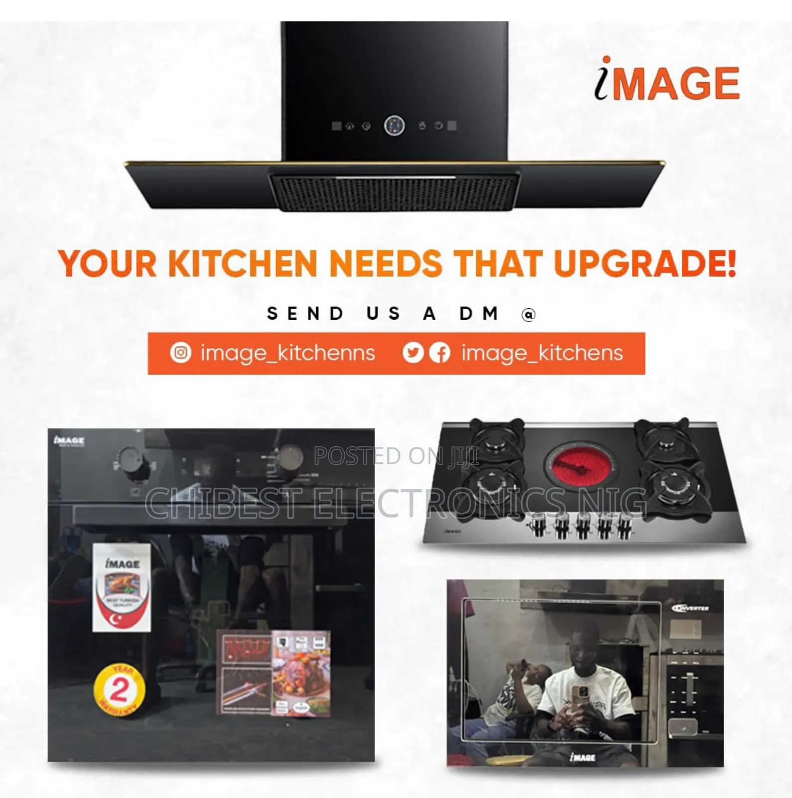 Original Image Built-in Premium Luxury Set of Kitchen Appliances Etc.