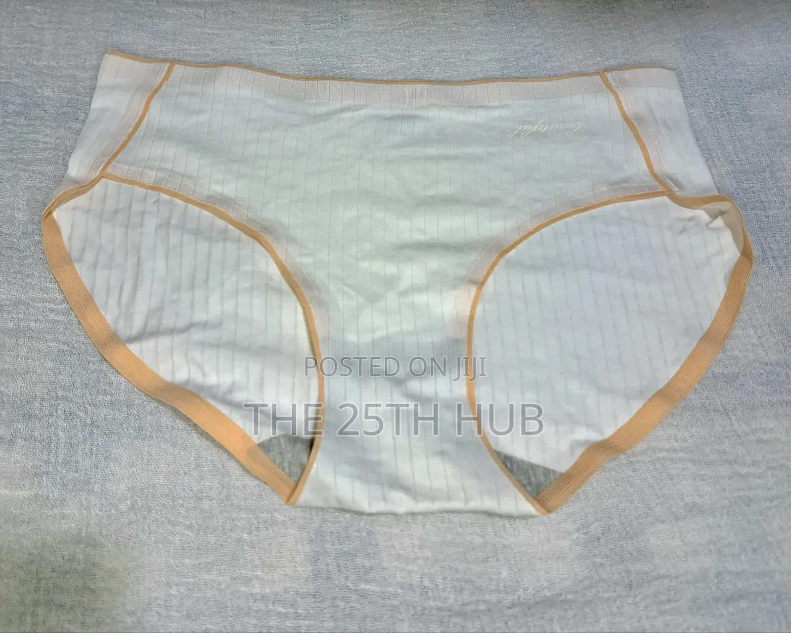 3- Piece- Seamless Ribbed Panties Set (Pastel Colors)