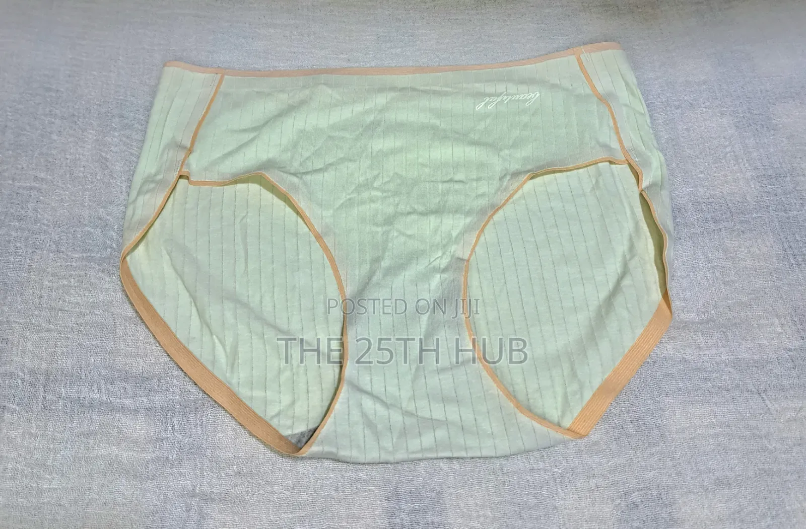 3- Piece- Seamless Ribbed Panties Set (Pastel Colors)