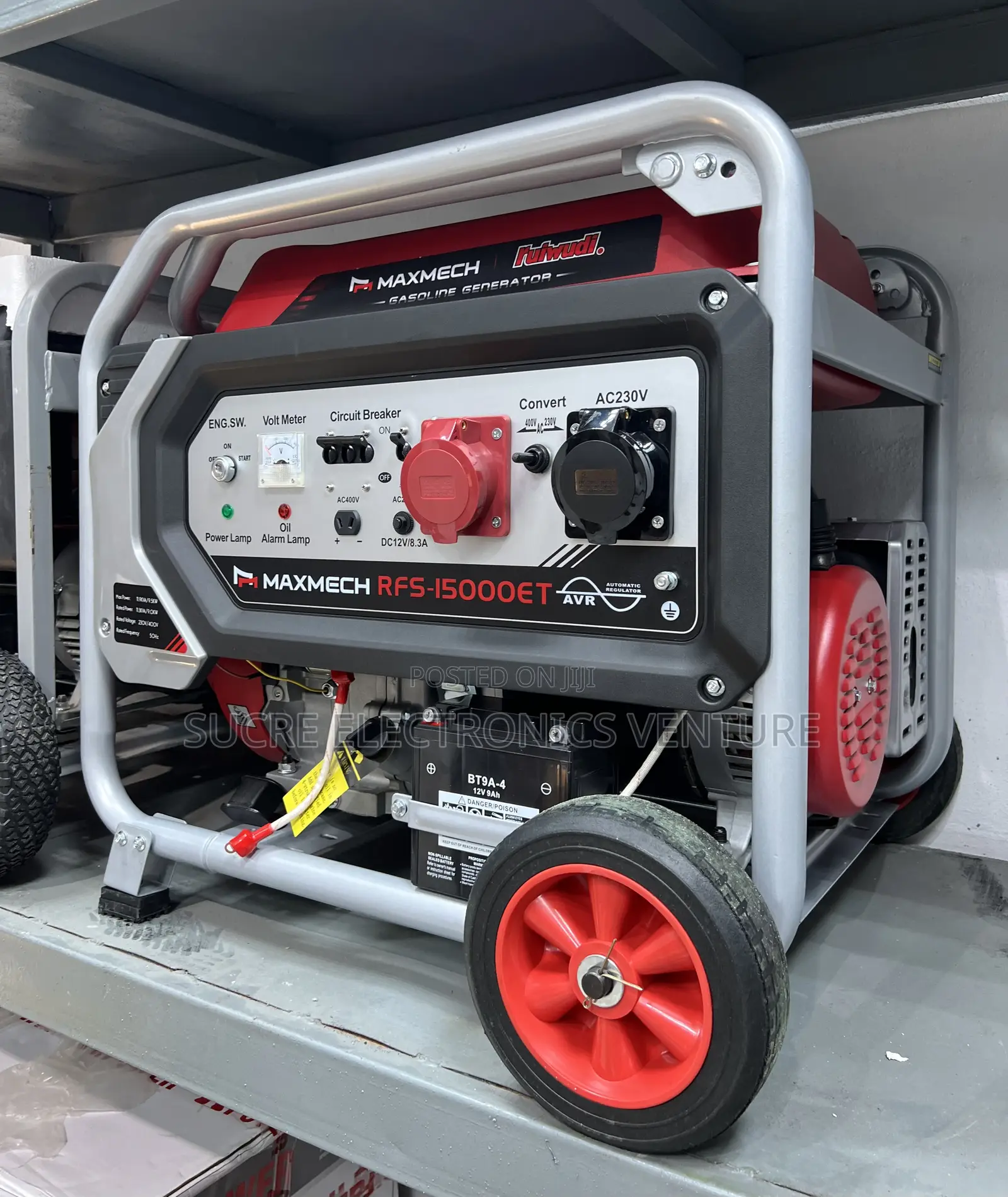 Original and Super Strong Maxmech 12.5kva 100% Copper Wire Generator •