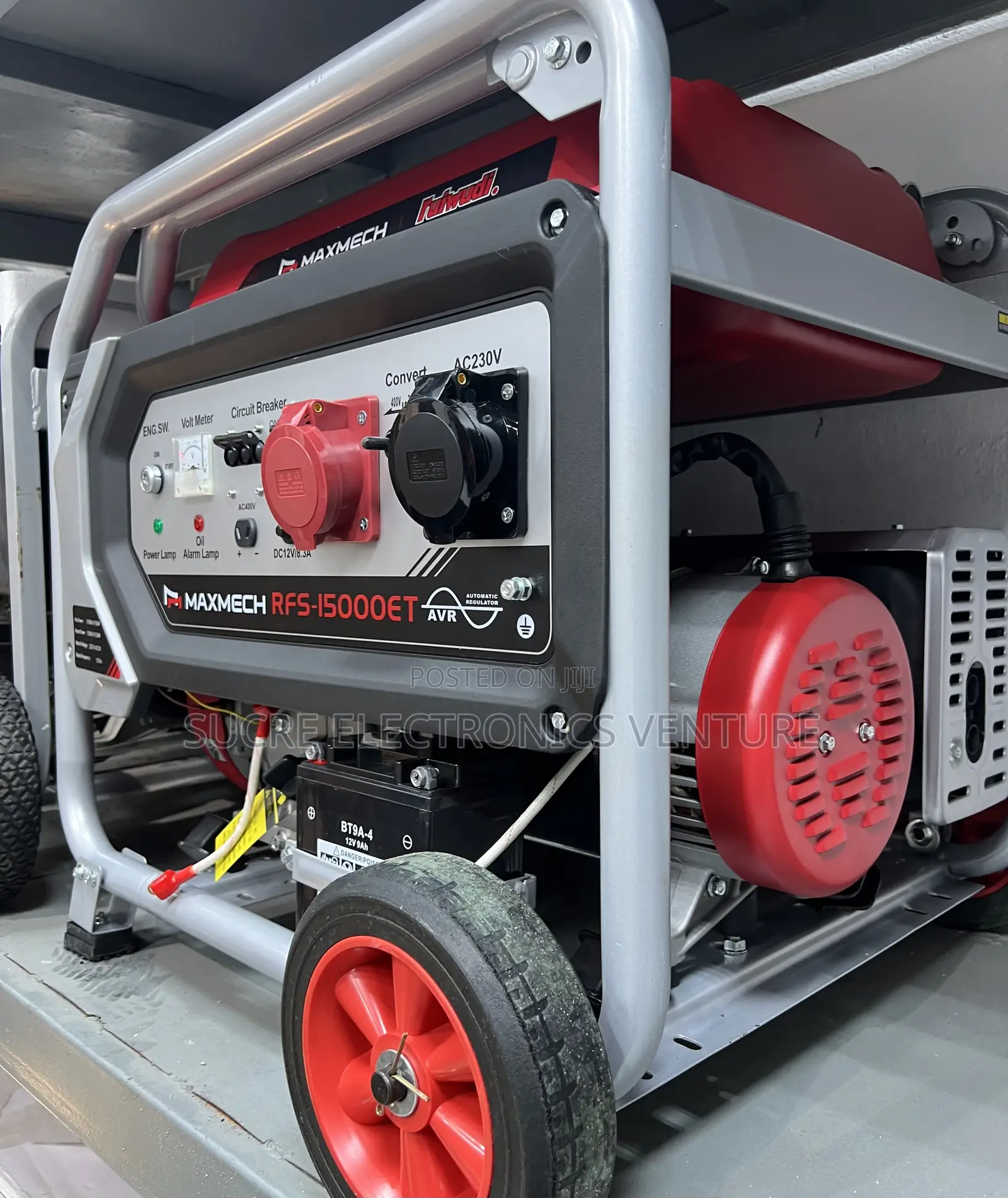 12/12.5kva Rfs15000et Maxmech 3 Phase Industrial Line Petrol Generator