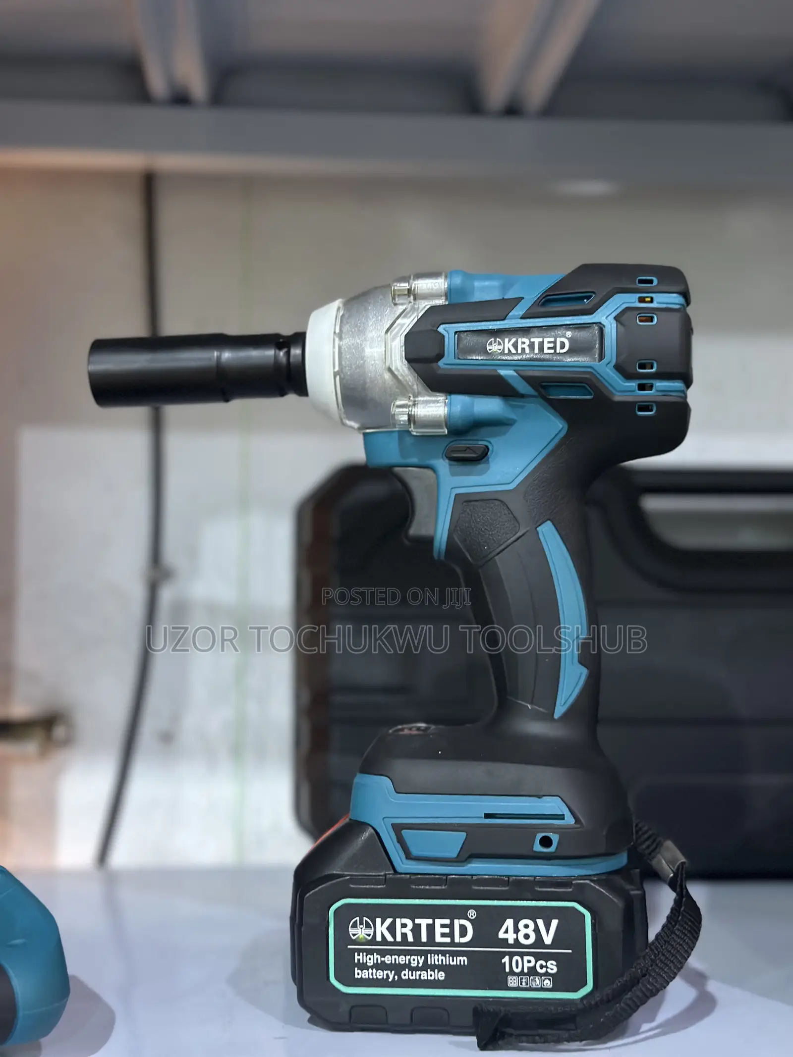 Heavy Duty Cordless Impact Wrench 1/2 Inch – High Torch Power Gun