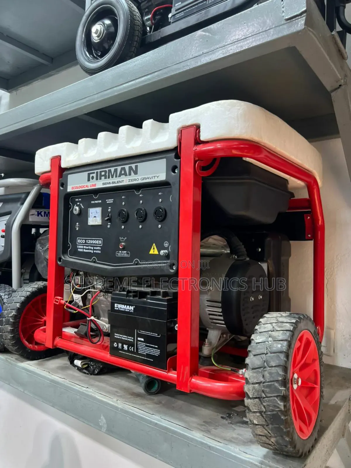 Original Black Firman Eco12990es 10kva 100% Copper Low Fuel Generator•