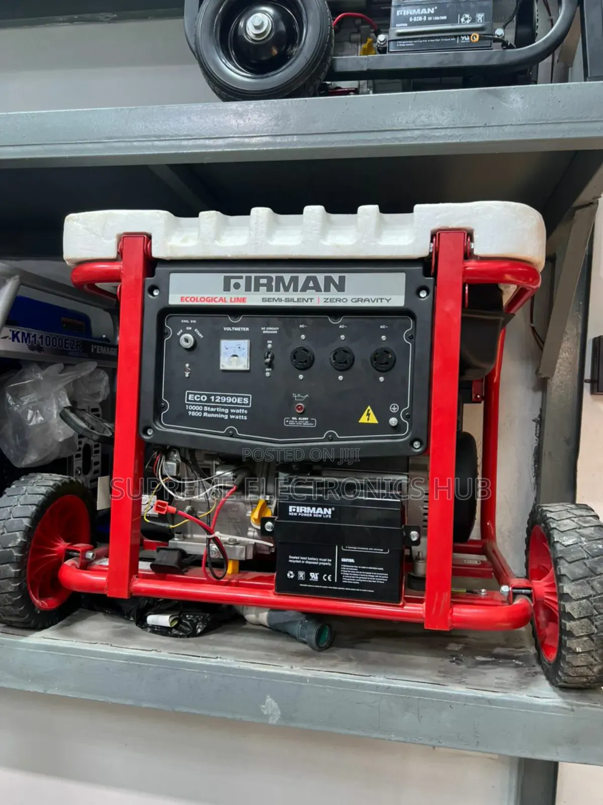 Original Black Firman Eco12990es 10kva 100% Copper Low Fuel Generator•