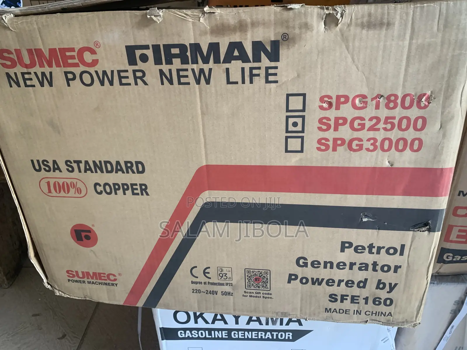 Firman Sumec Spg2500