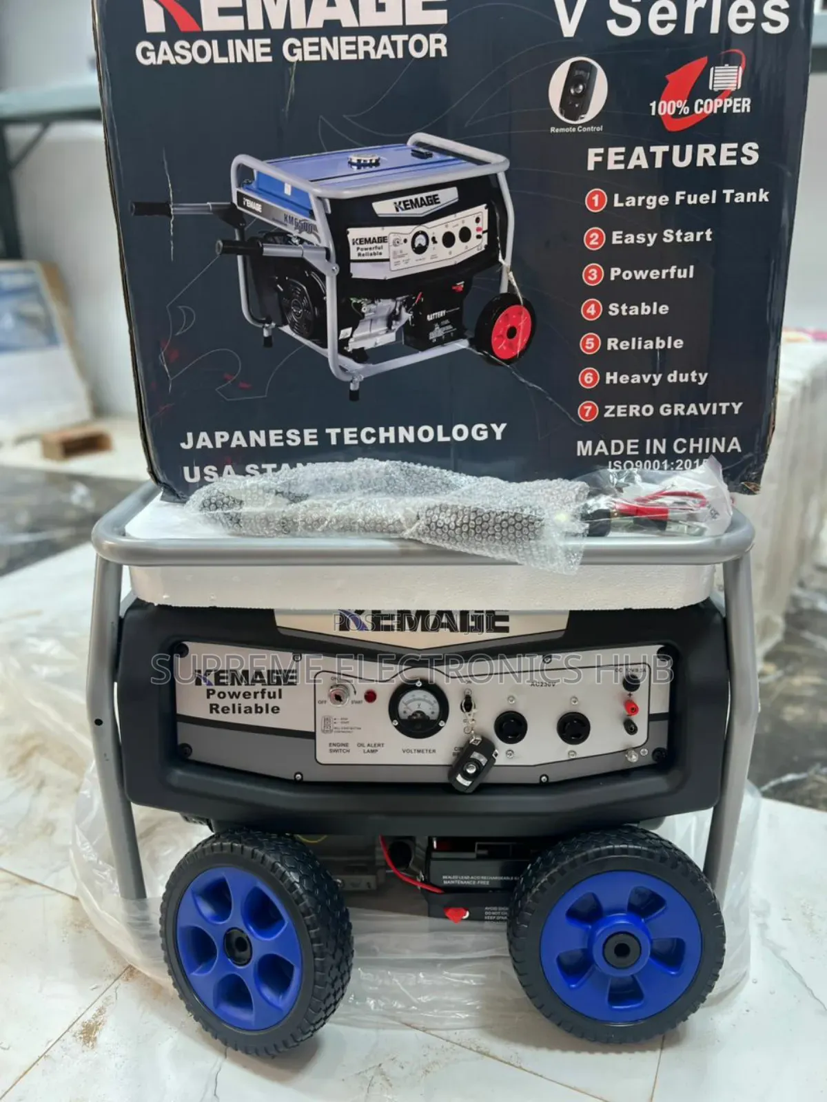 Brand New Kemage 12.5kva Km13000e2r Petrol Generator {1 Year Warranty}