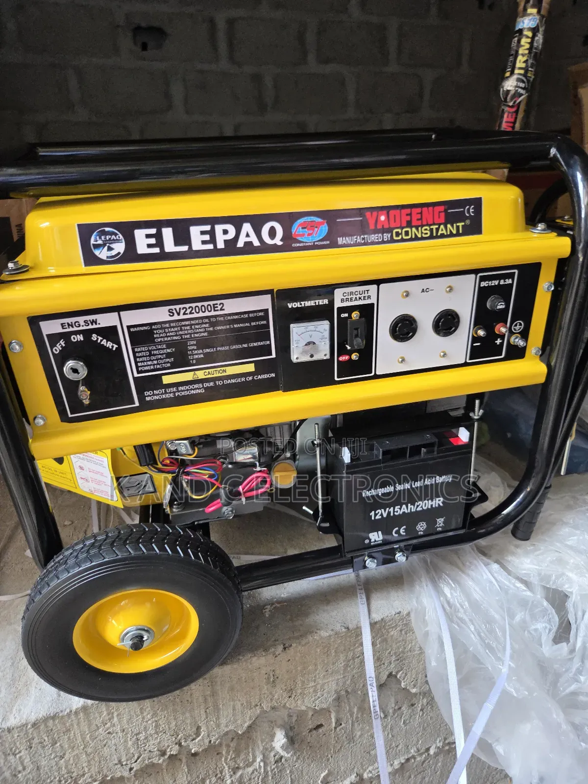 10kva Elepaq Generator – Ideal for Home Appliances