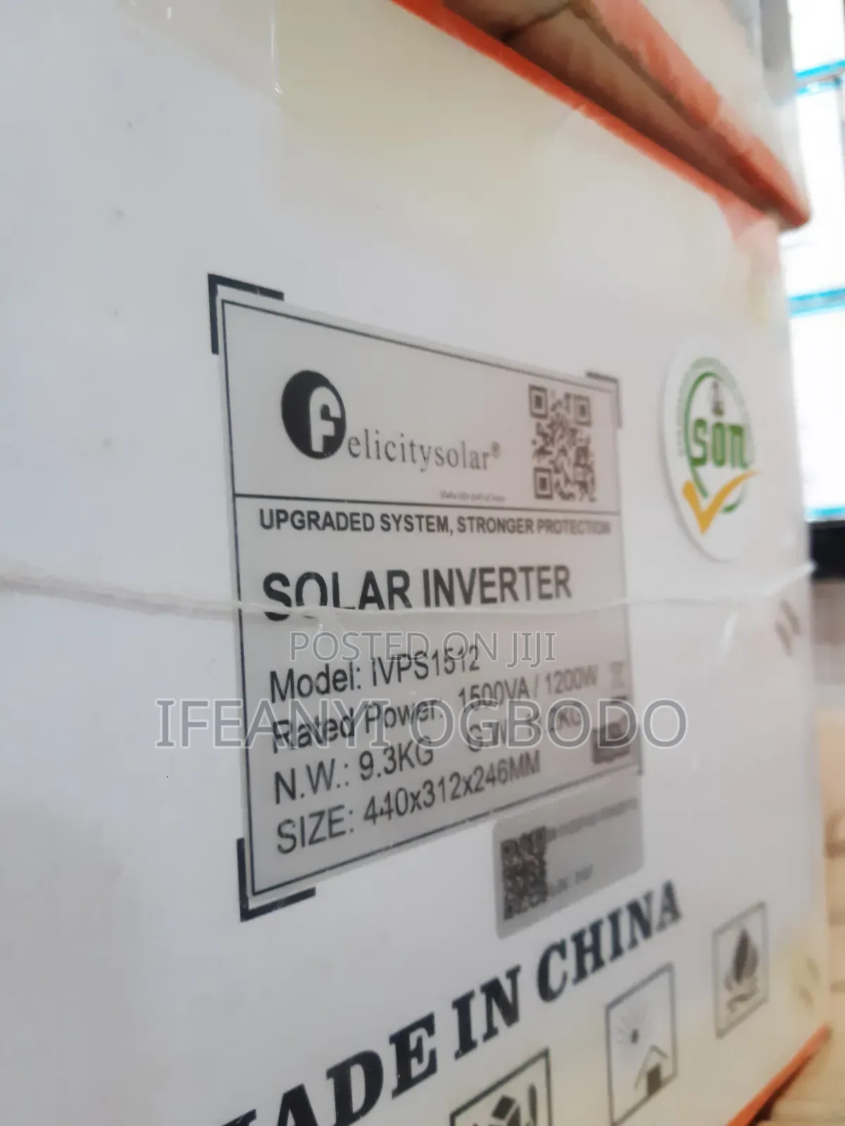 Felicity Solar Inverter 1.5kva 12v