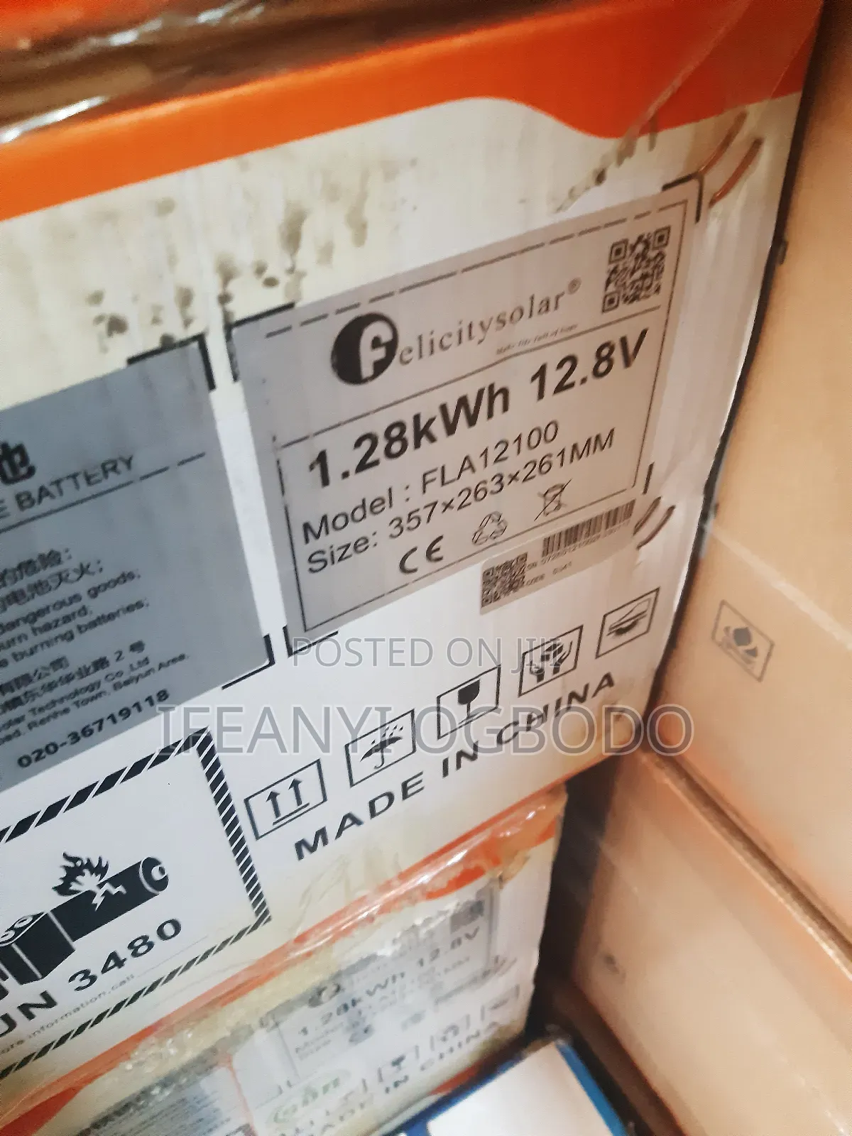 Felicity Lithium 1.280kwh 12v