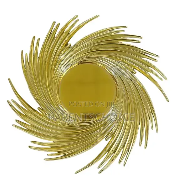Plastic Decorative Spiral Wind Turbine Electroplated-Gold/Silver 50pcs