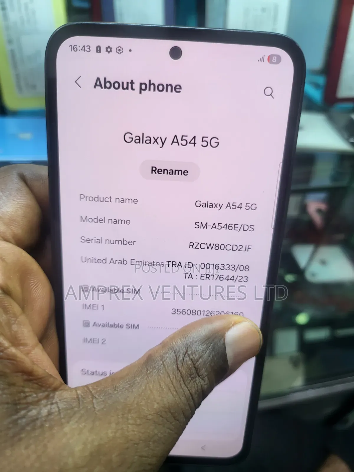 Samsung Galaxy A54 5G 256 GB Black