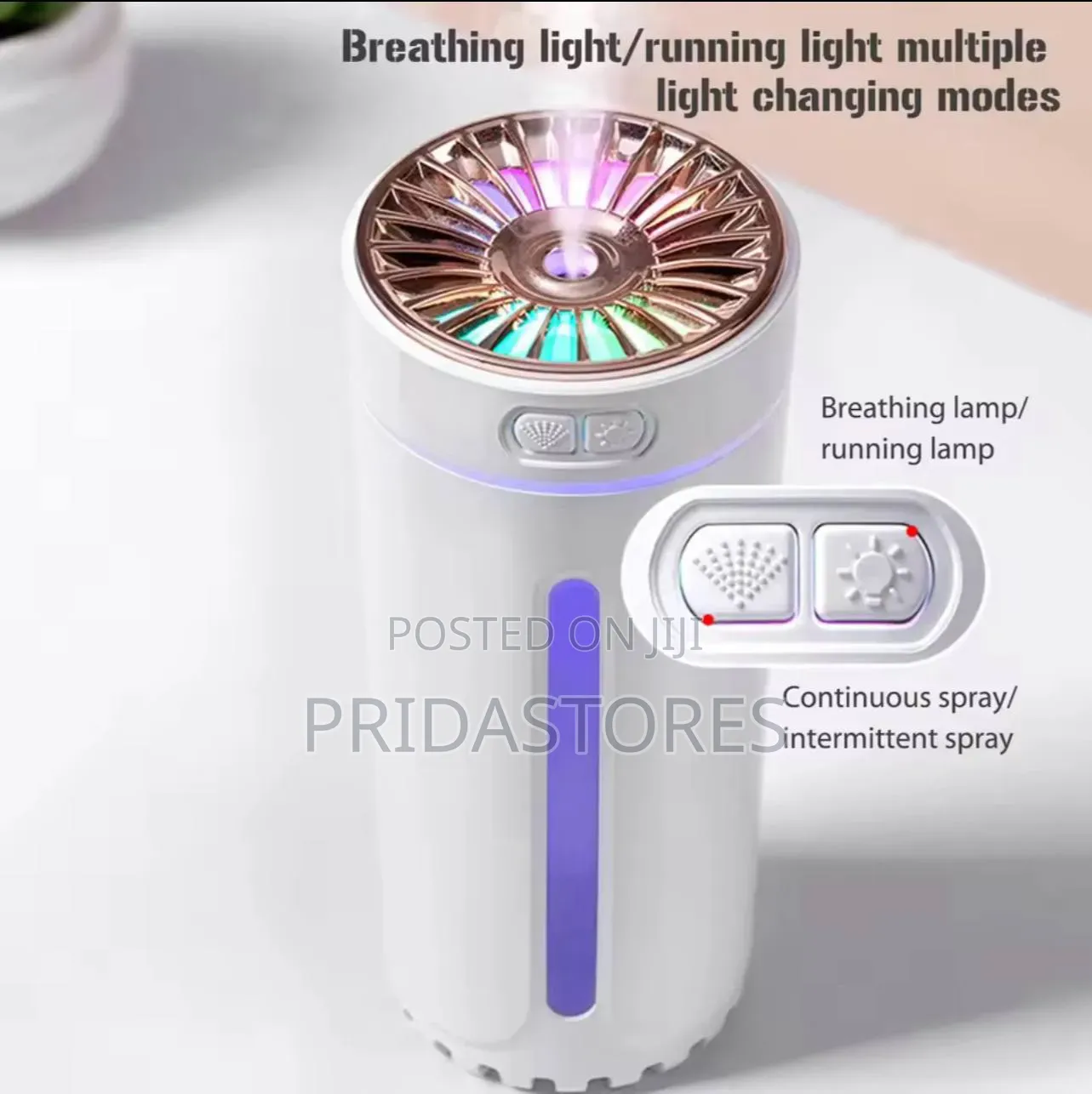 Aroma 300ml Ultrasonic Home Car Humidifier.